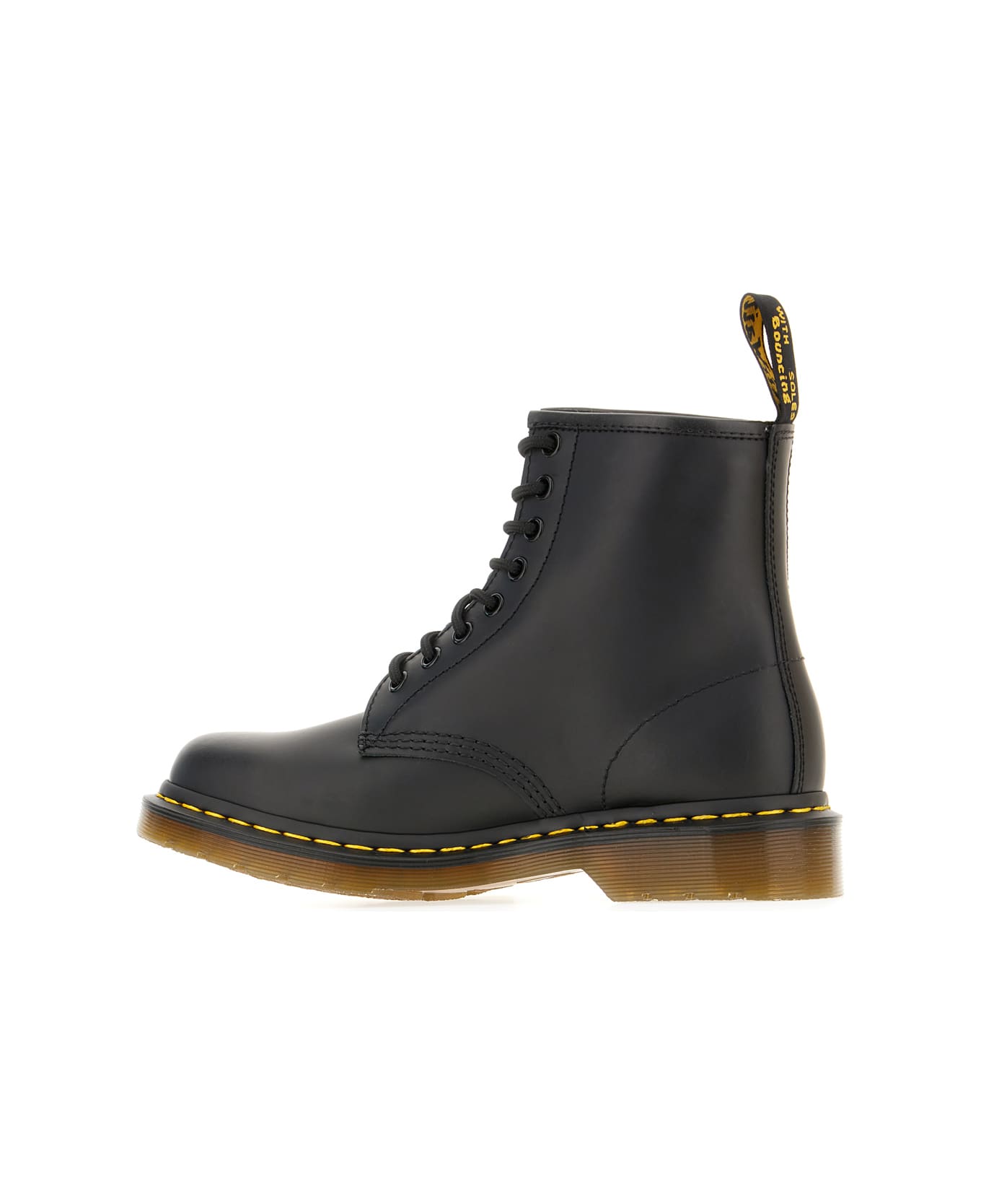 Dr. Martens Black Leather 1460 Boots - Black Smooth