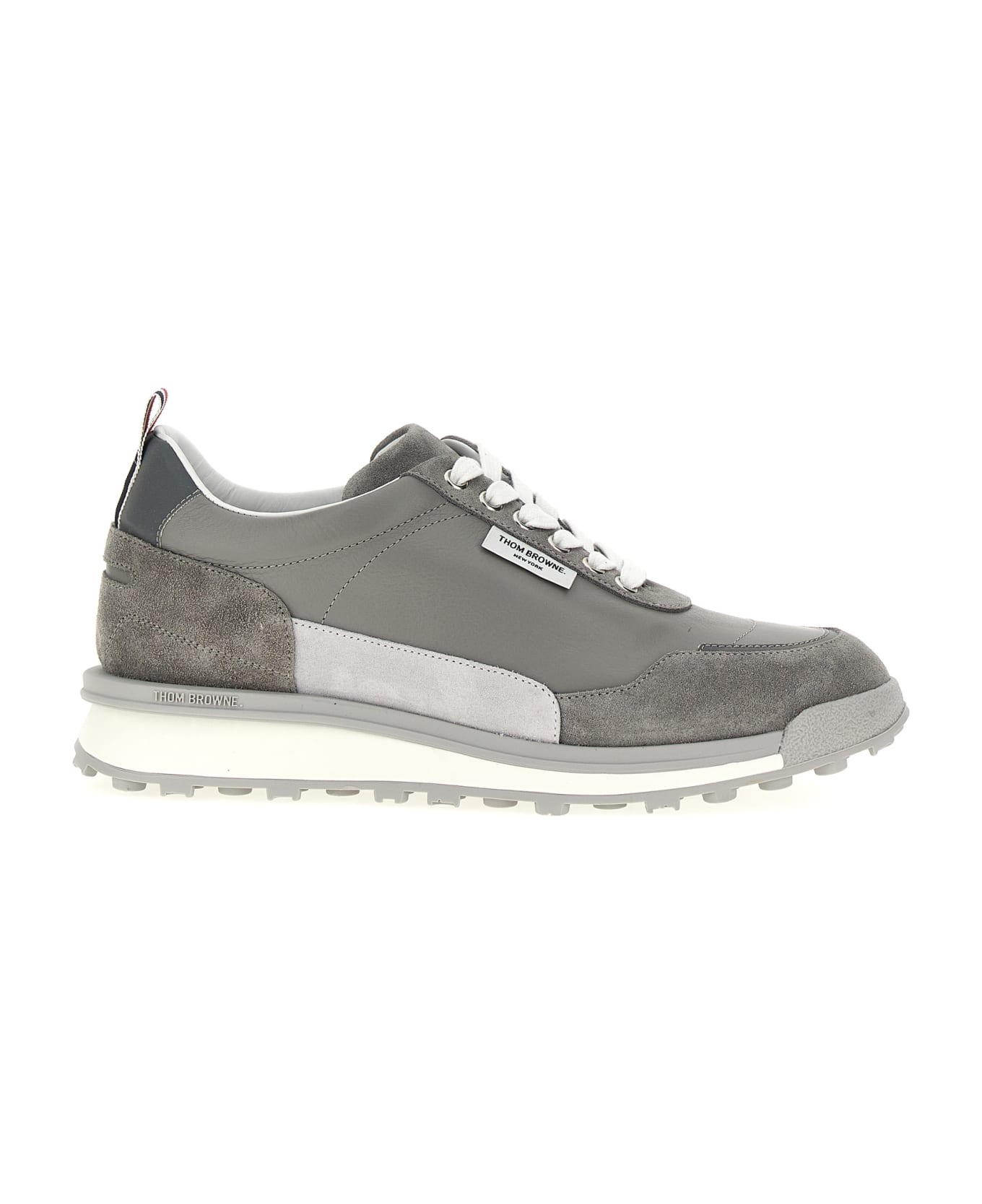 Thom Browne Sneaker With Logo - Total Grey スニーカー