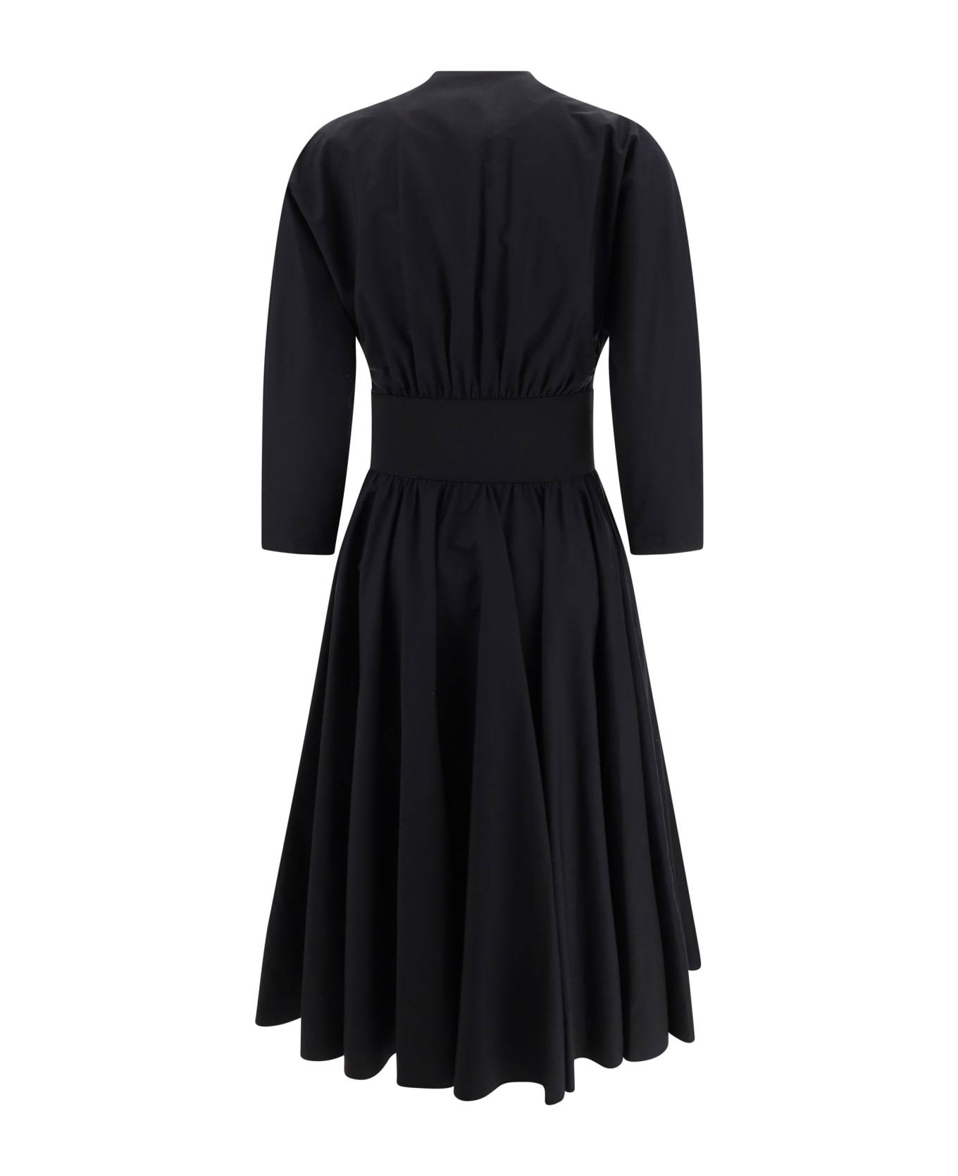 Alaia Chemisier Dress - BLACK