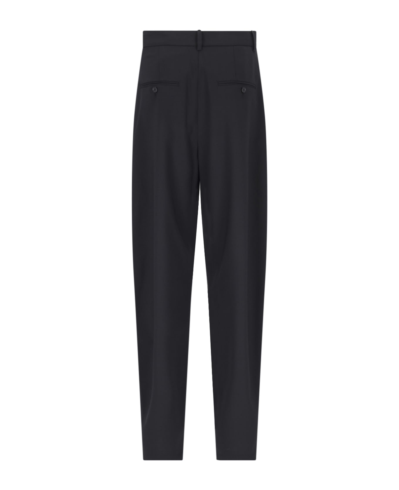 Isabel Marant Pleated Tailored Trousers - Black