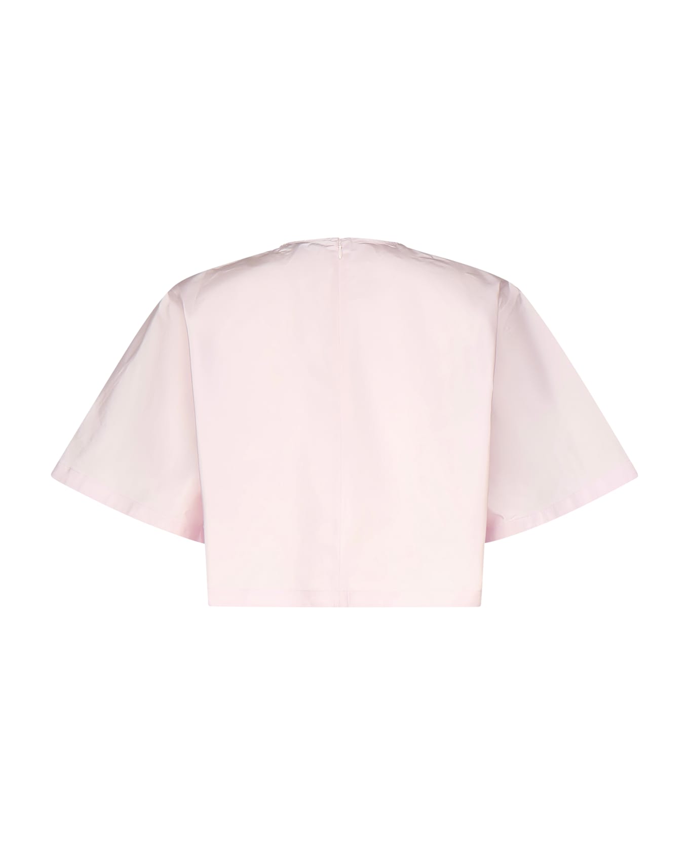 Alaia Taffetà T-shirt - Rose pale
