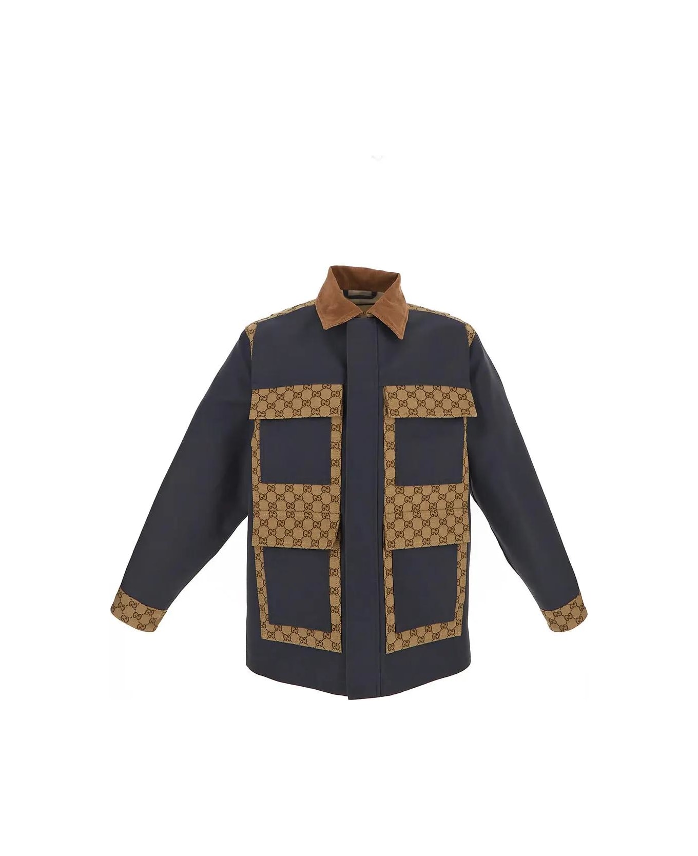 Gucci Cotton Gg Supreme Jacket