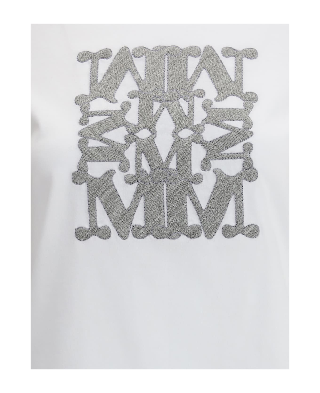 Max Mara Embroidered Monogram T-shirt