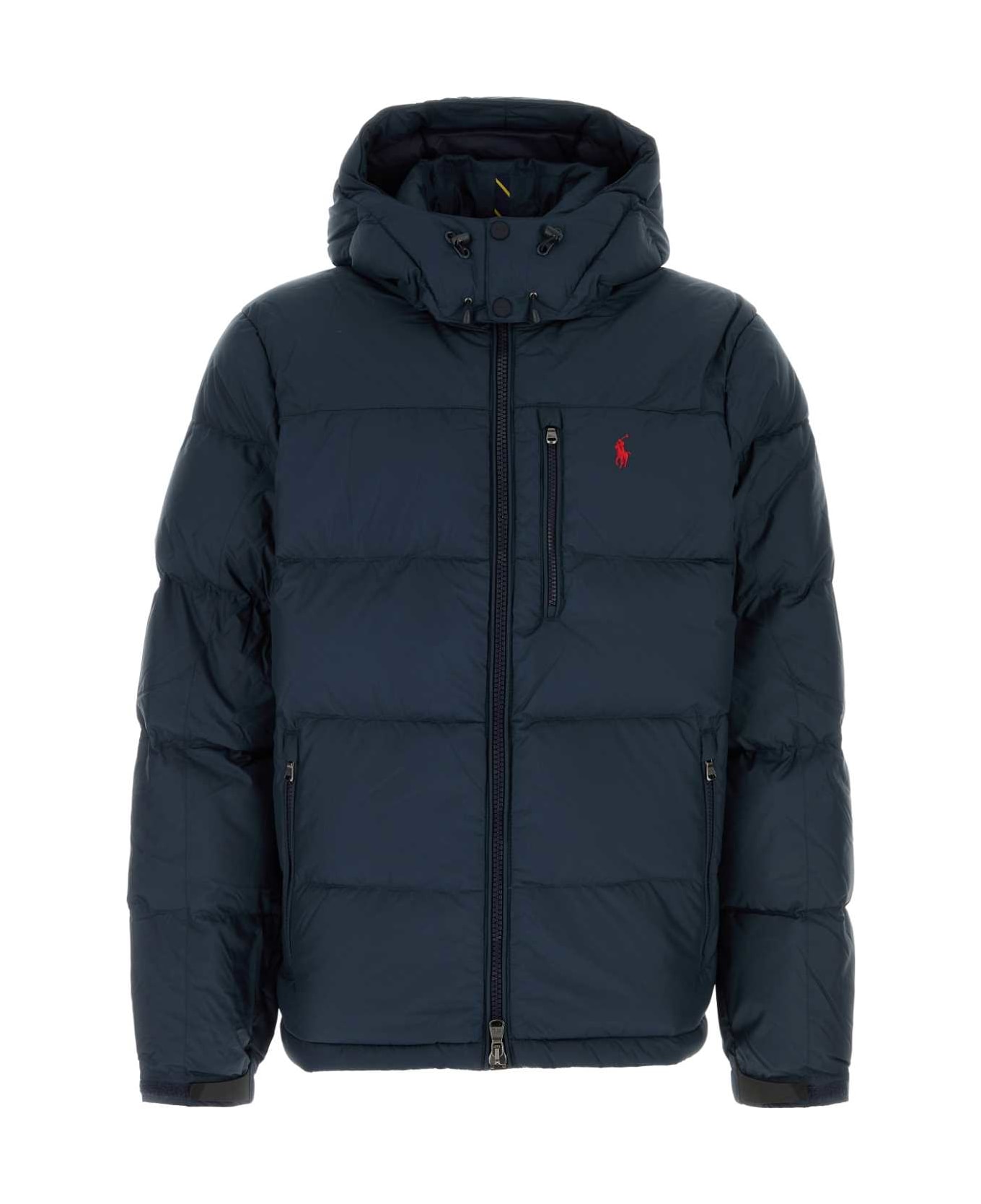 Polo Ralph Lauren Navy Blue Polyester Down Jacket - COLLECTIONNAVY