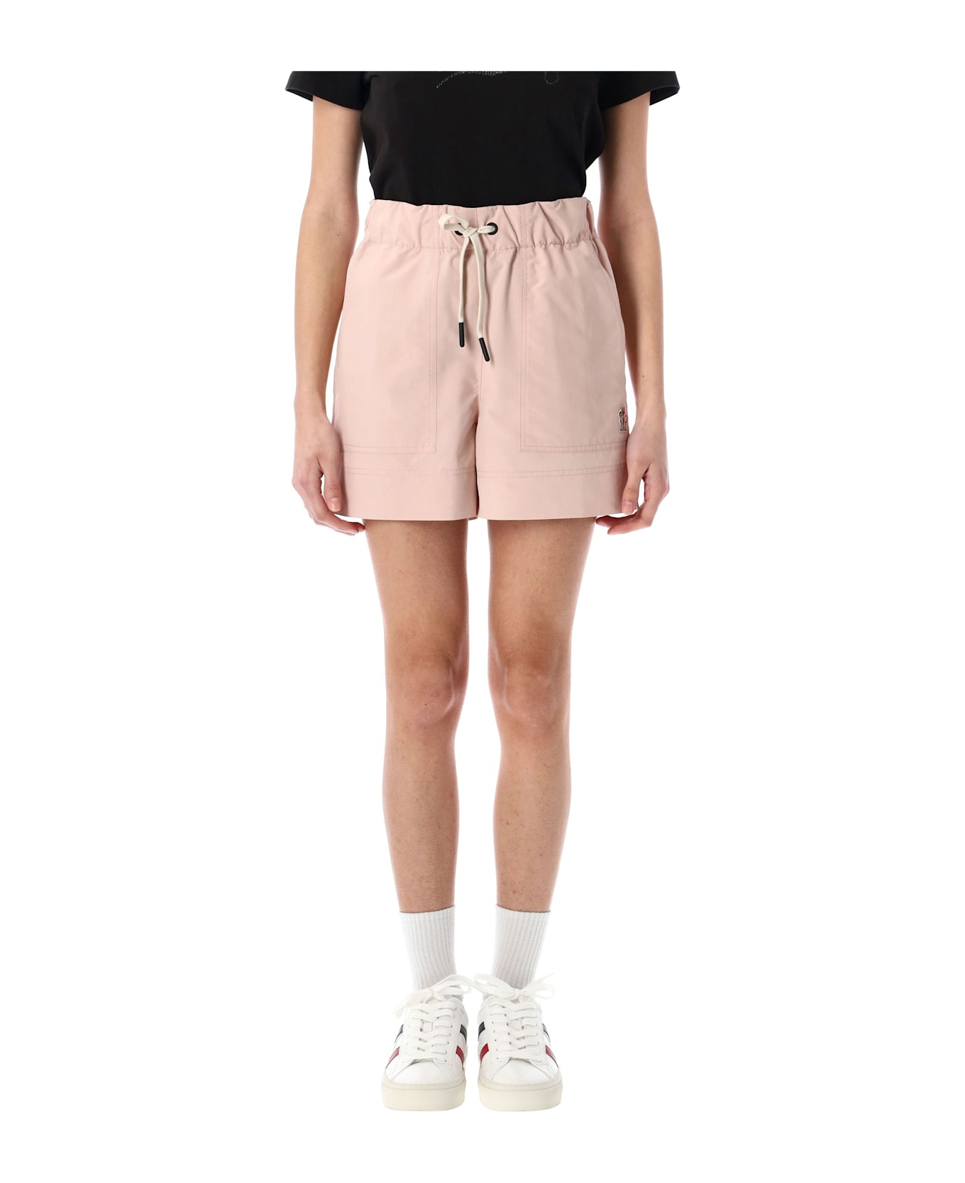 Moncler Genius Technical Froissé Shorts - PINK