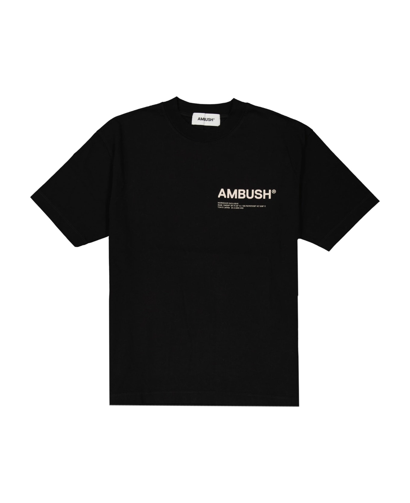 AMBUSH Cotton Logo T-shirt - Black
