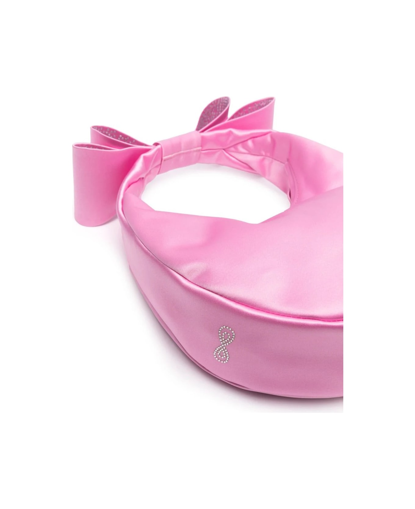 Mach & Mach Pink Small Cadeau Satin Tote Bag - Pink