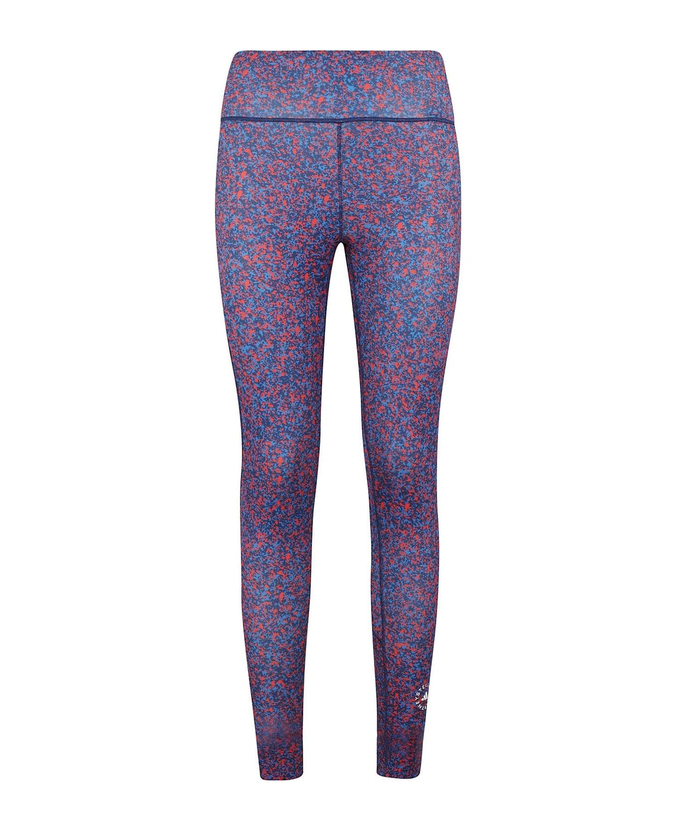 Adidas by Stella McCartney Truepurpose Optime Printed Performance Leggings - Actred/bahblu/tenabl