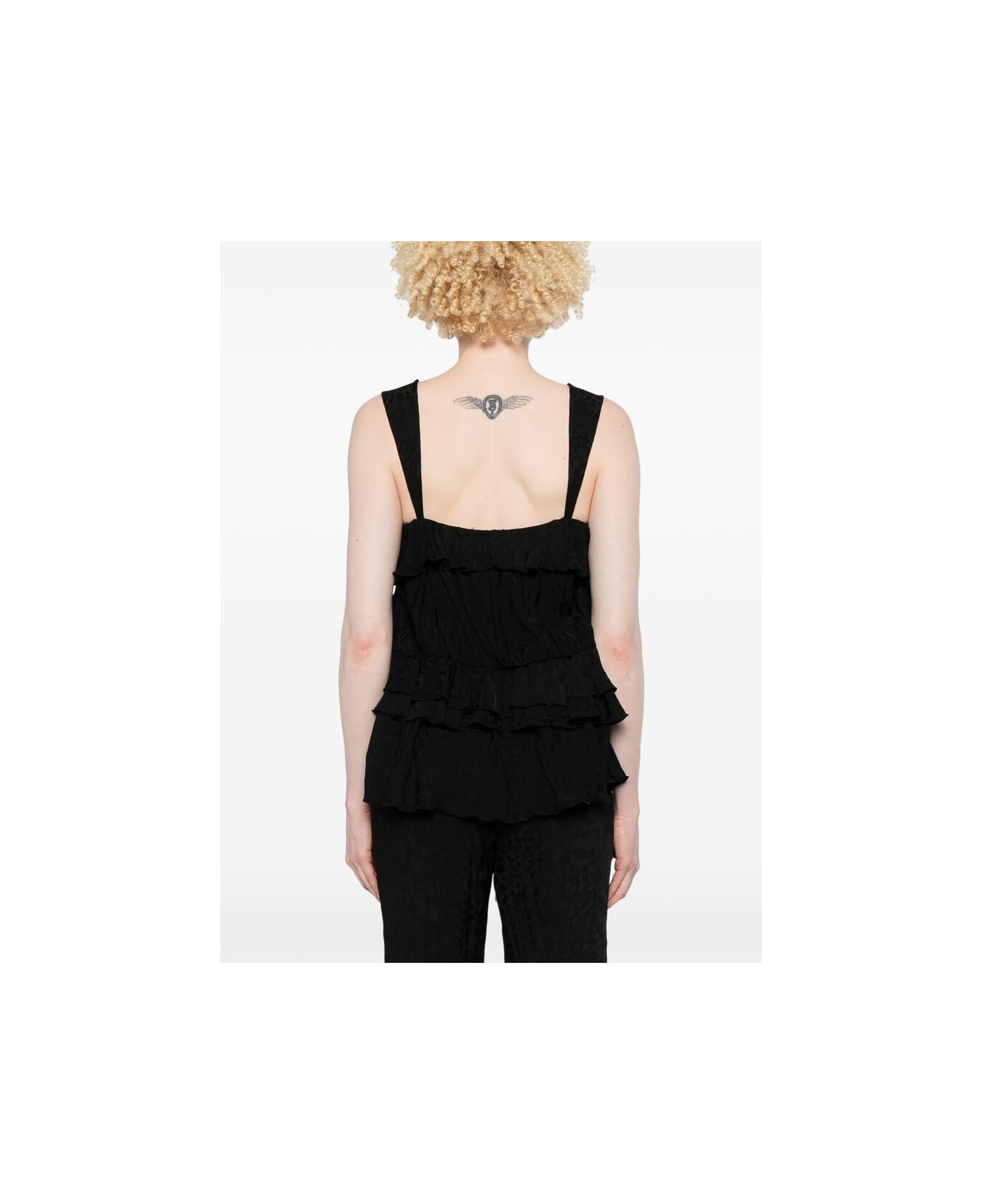 SIEDRES Top - BLACK