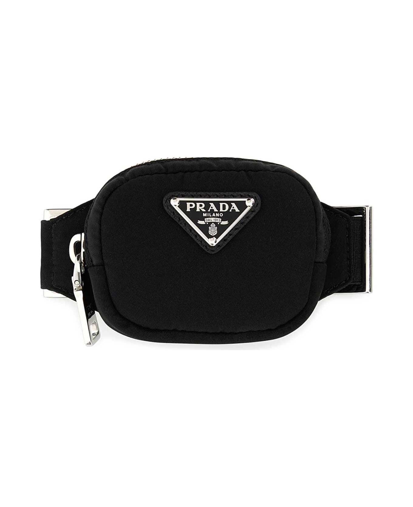 Prada Black Nylon Cuff - NERO