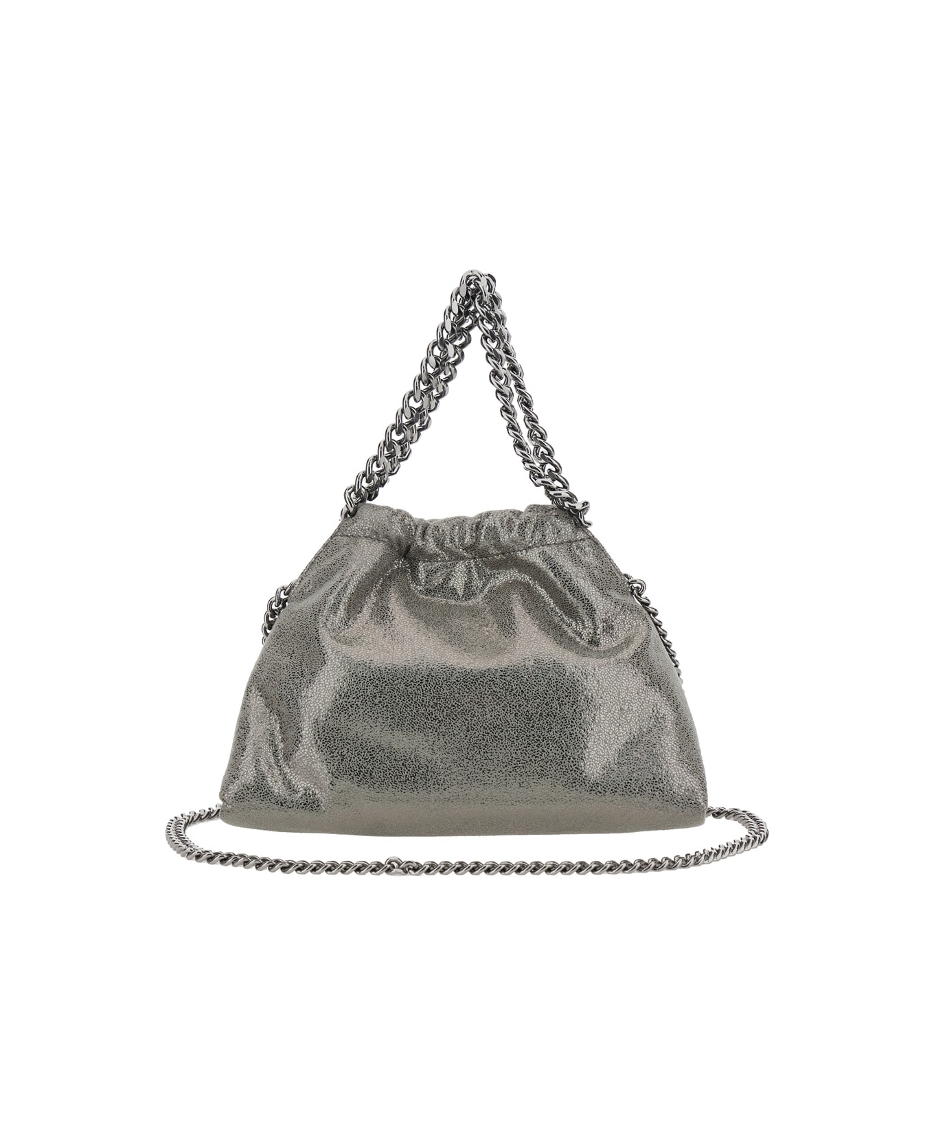 Stella McCartney 
falabella
 Metallic Crossbody Bag With Chain-link Shoulder Strap And Logo Charm On The Front In Ecoleather Woman - MULTICOLOUR