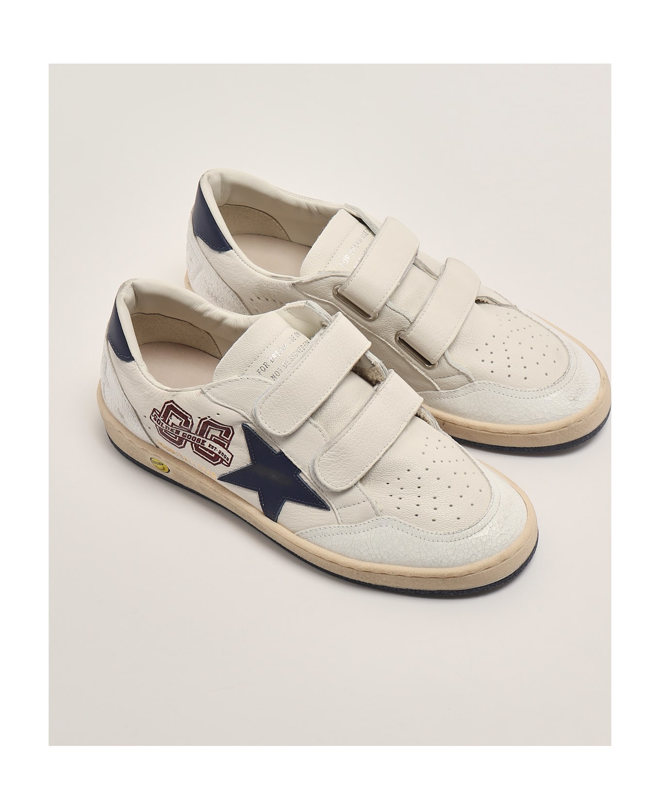 Golden Goose Ballstar Strap Sneaker - BIANCO-BLU