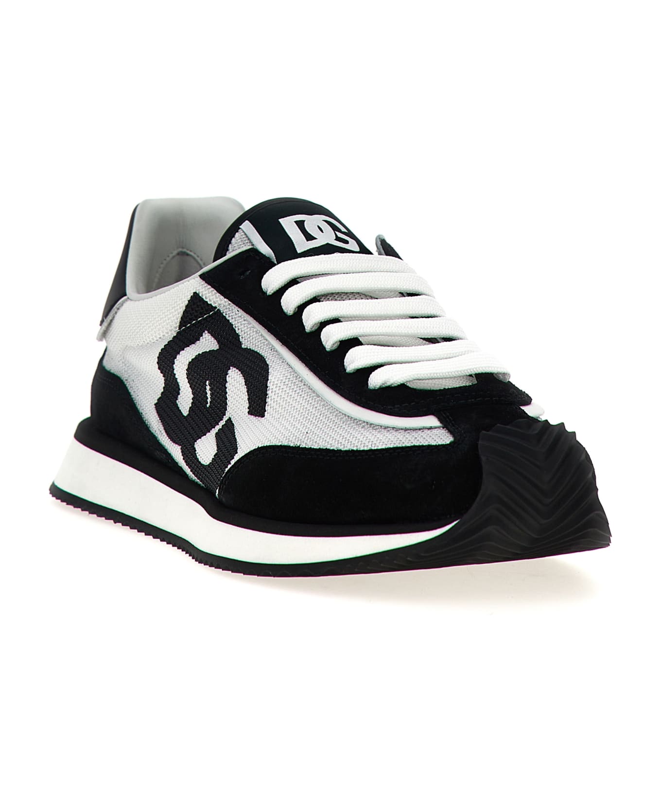 Dolce & Gabbana 'dg Cushion' Sneakers - White/Black