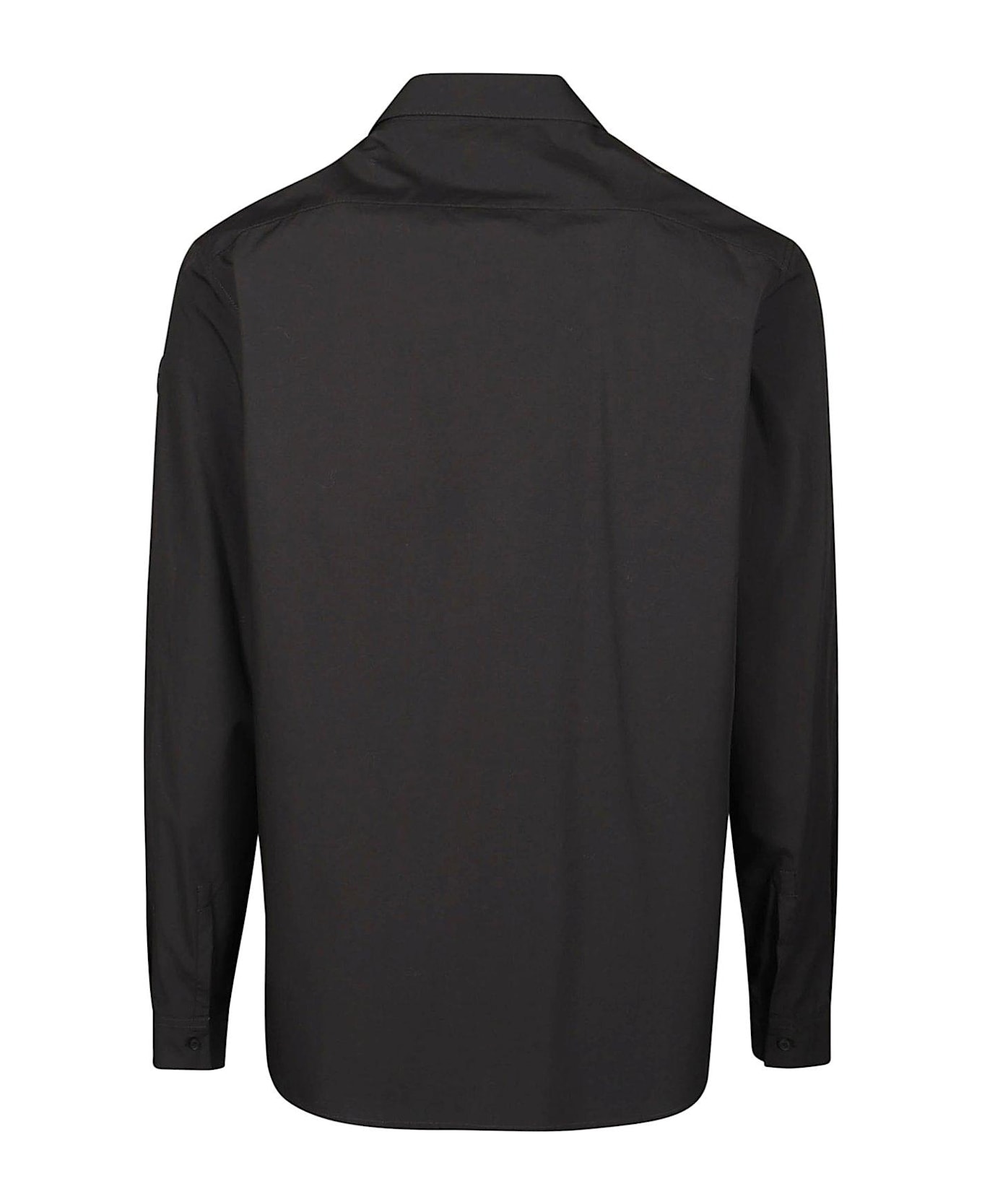 Moncler Buttoned Long-sleeved Shirt - Black