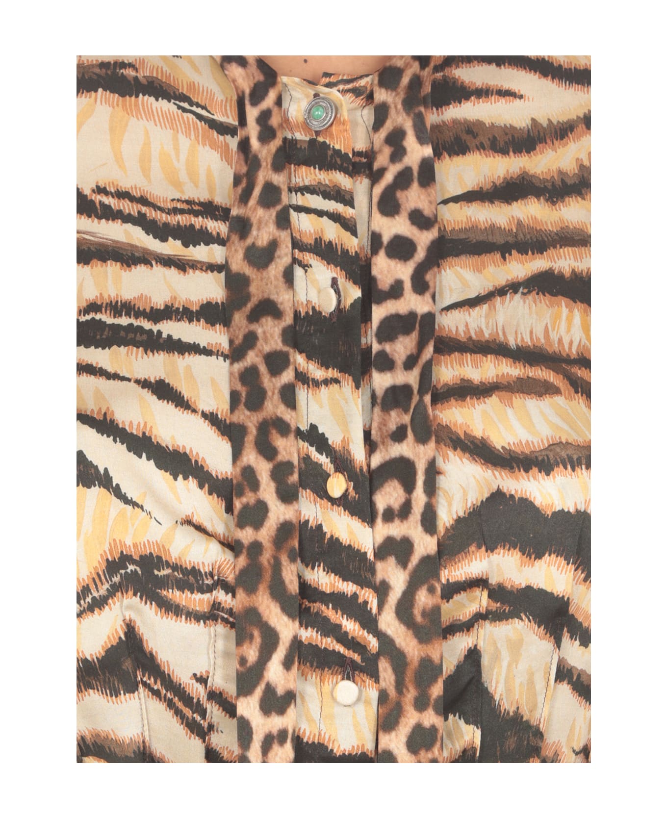 Roberto Cavalli Animalier Pattern Dress - MultiColour