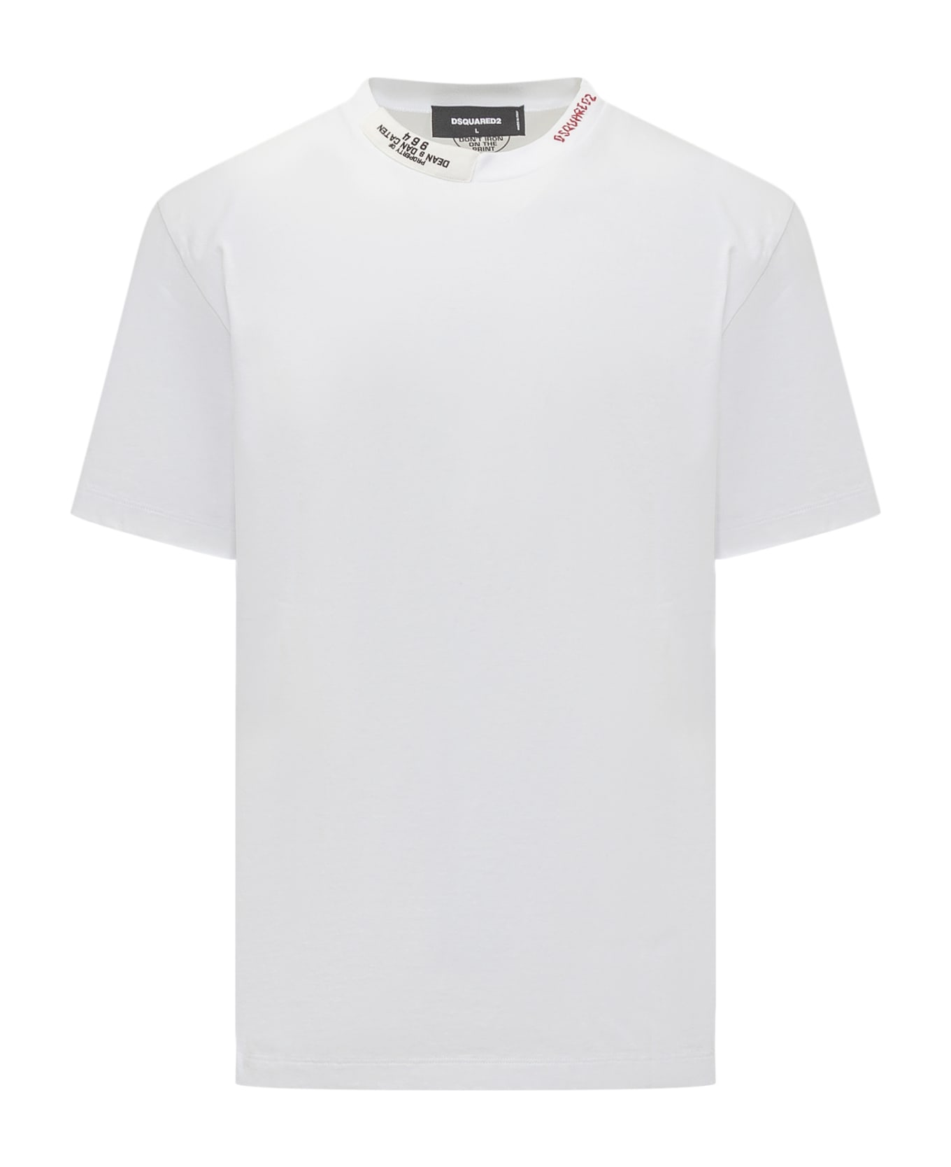 Dsquared2 Cotton T-shirt With Logo - WHITE
