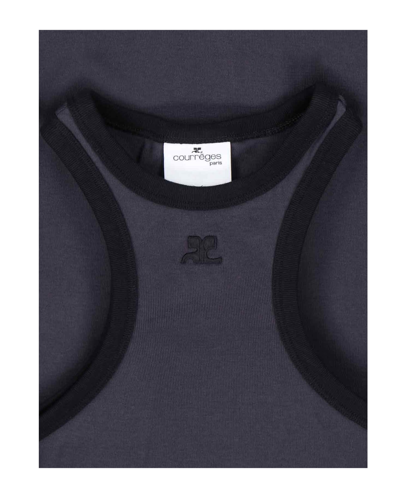 Courrèges Mini Sheath Dress - Blue