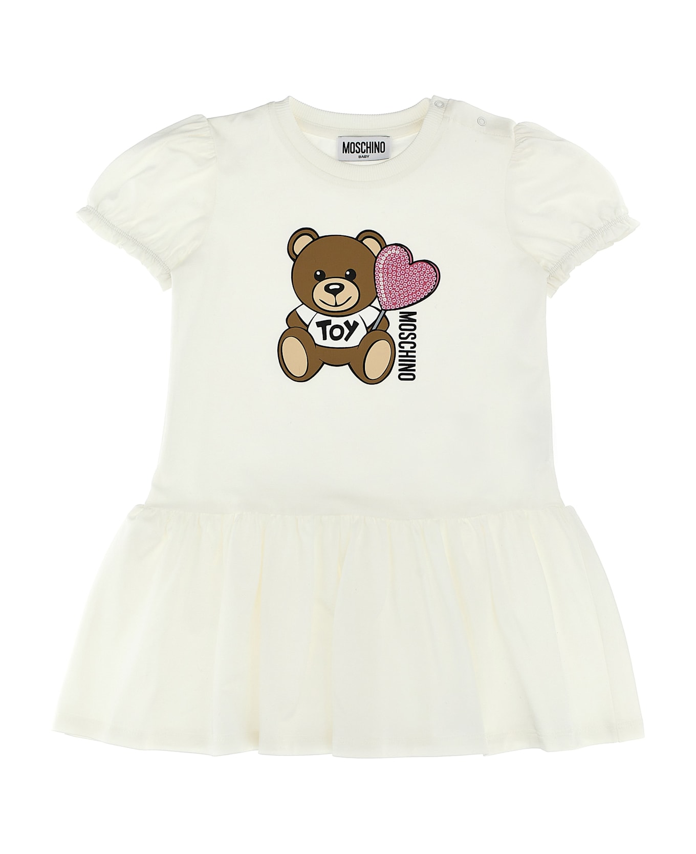 Moschino 'teddy' Dress - White