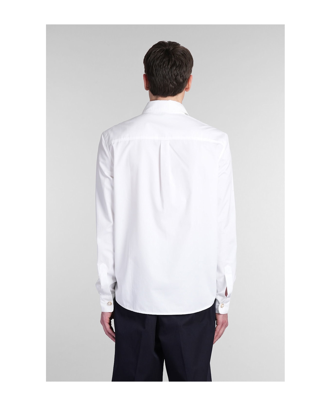 Casablanca Shirt In White Cotton - white