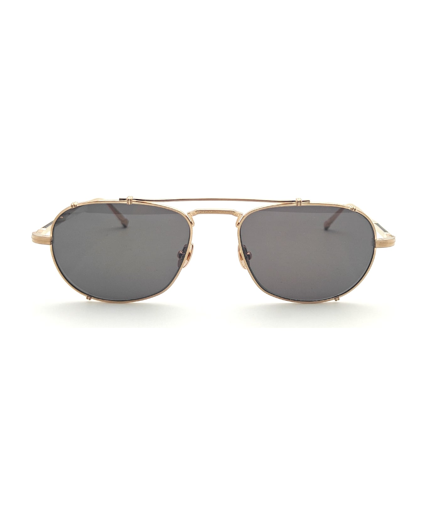 Matsuda M3151 - Brushed Gold / Grey Sunglasses - brushed gold