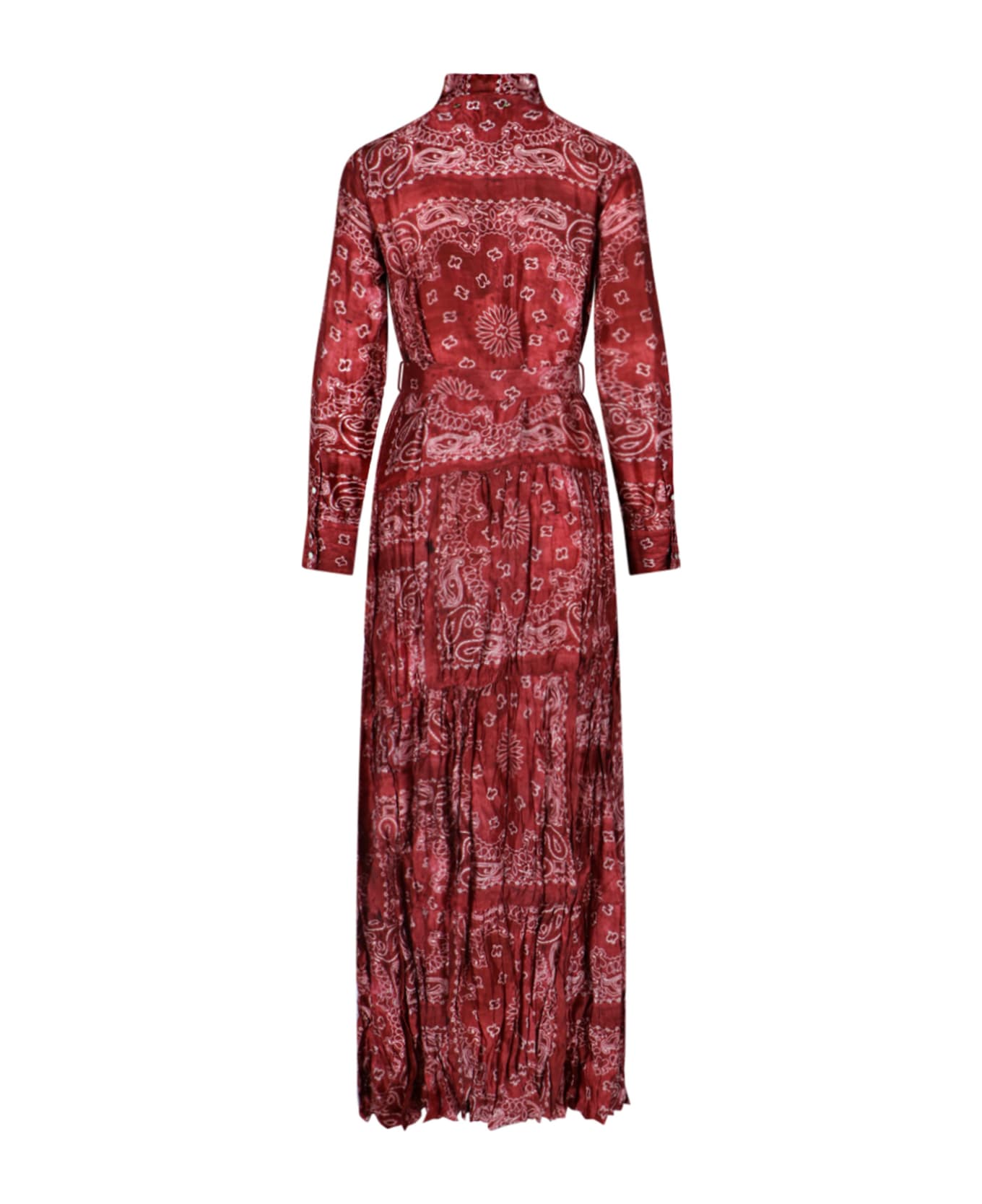 Golden Goose Burgundy Viscose Dress - Red ワンピース＆ドレス