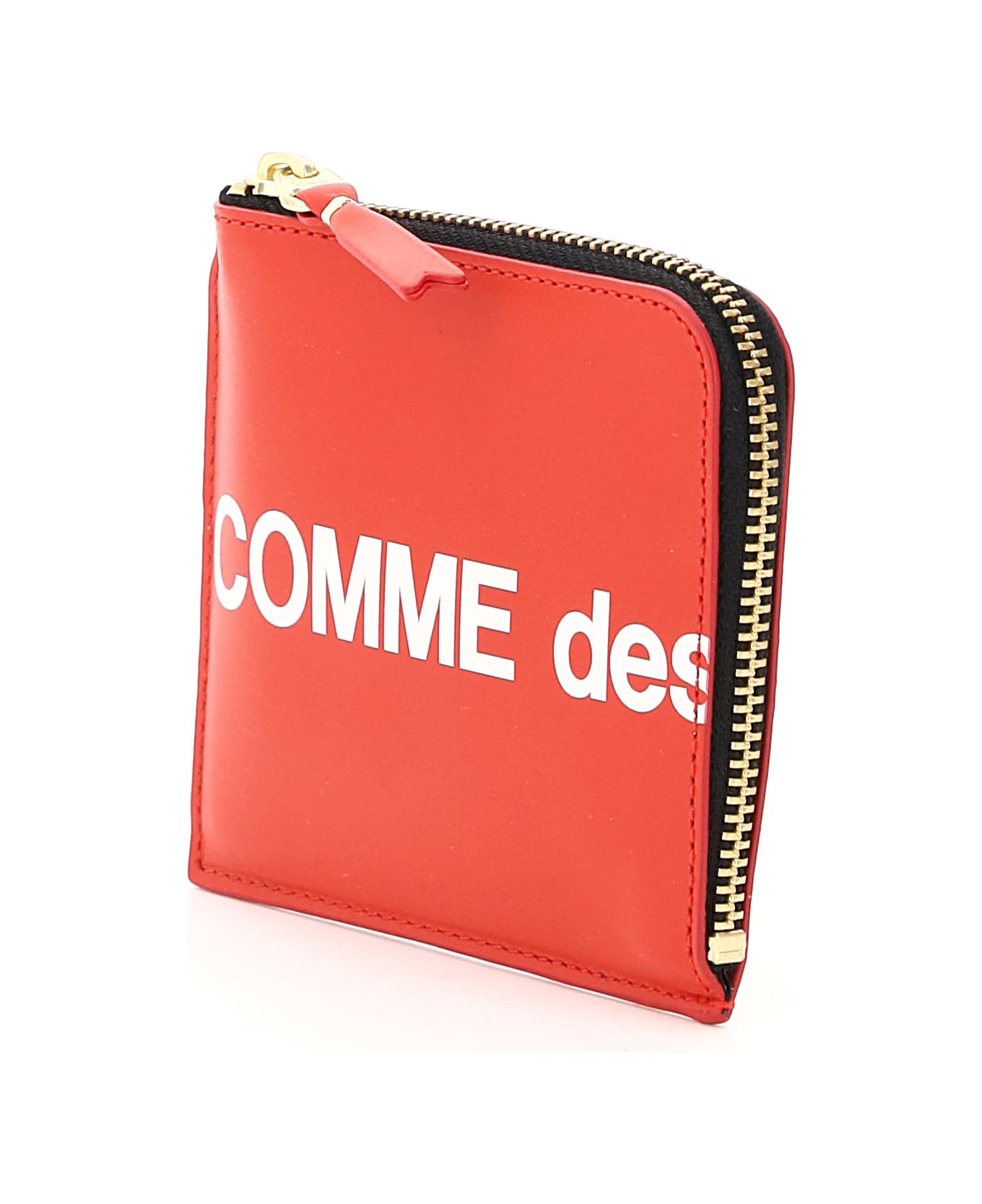 Comme des Garçons Wallet Huge Logo Wallet - RED (Red)