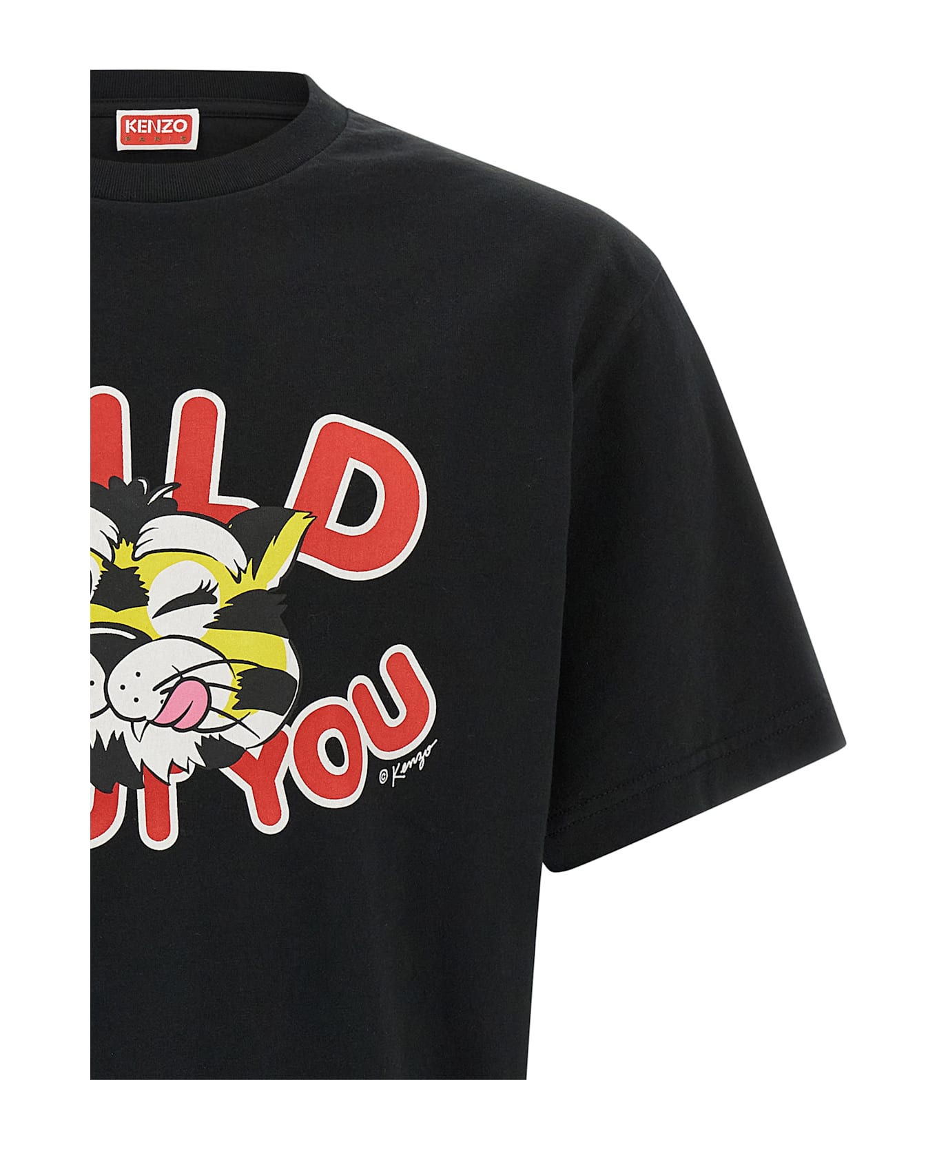 Kenzo 'wild Tiger' T-shirt - Black  