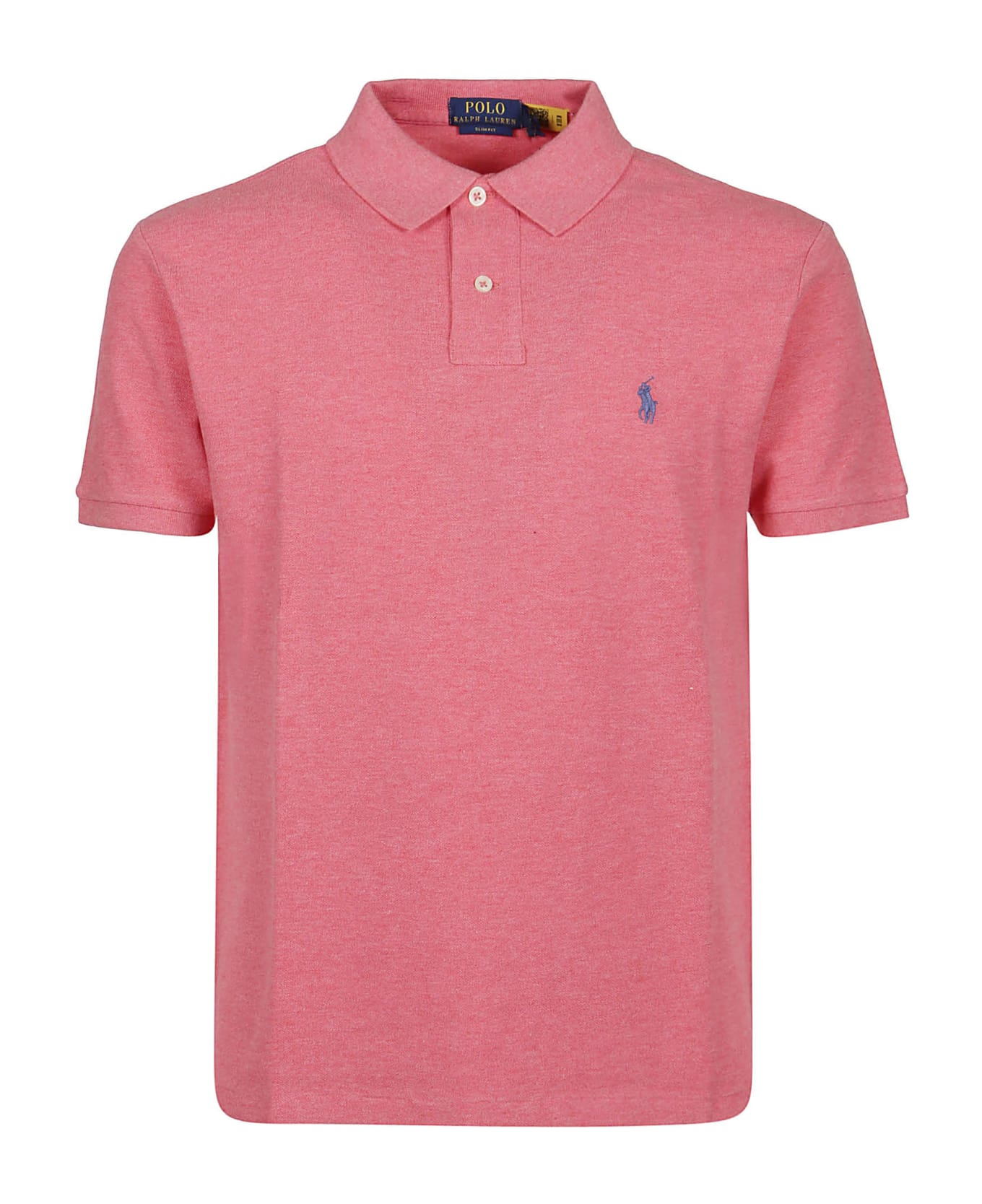Polo Ralph Lauren Slim-fit Polo In Red Pique - Rosso
