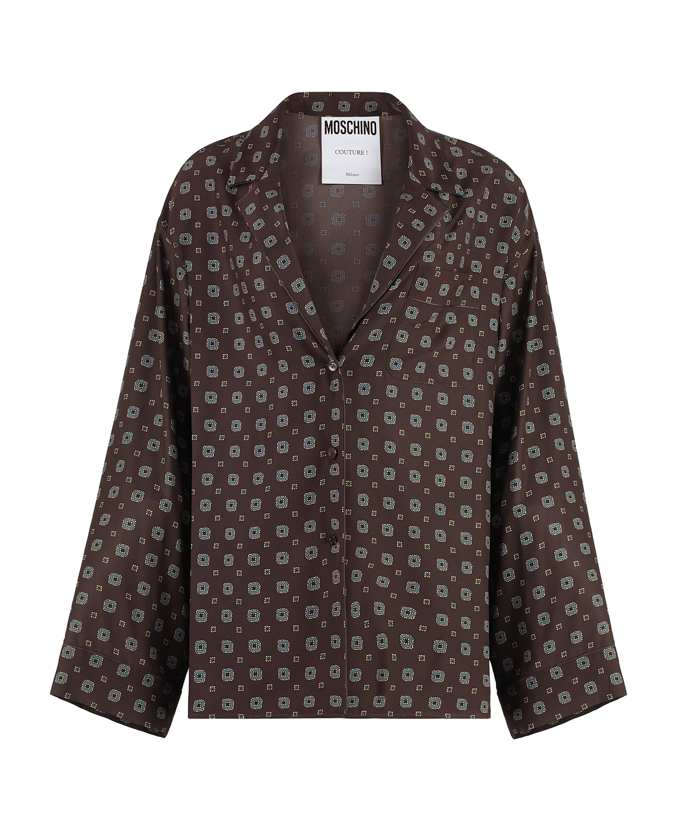 Moschino Printed Silk Shirt | italist