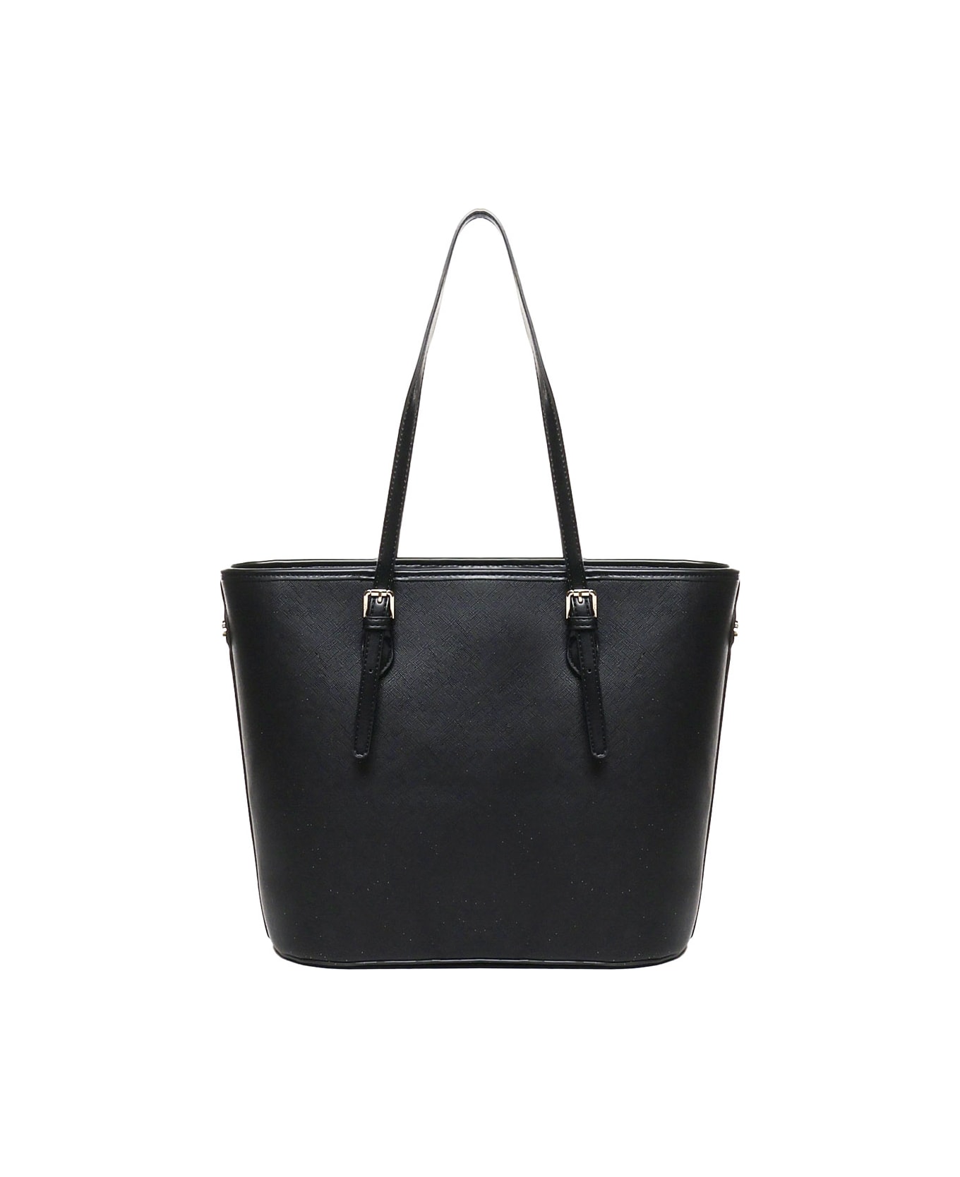 V73 Alice Tote Bag In Ecoleather - Black