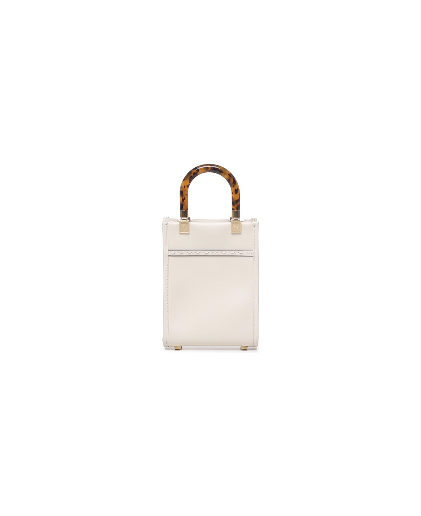 Fendi Sunshine Logo Tote Bag - White