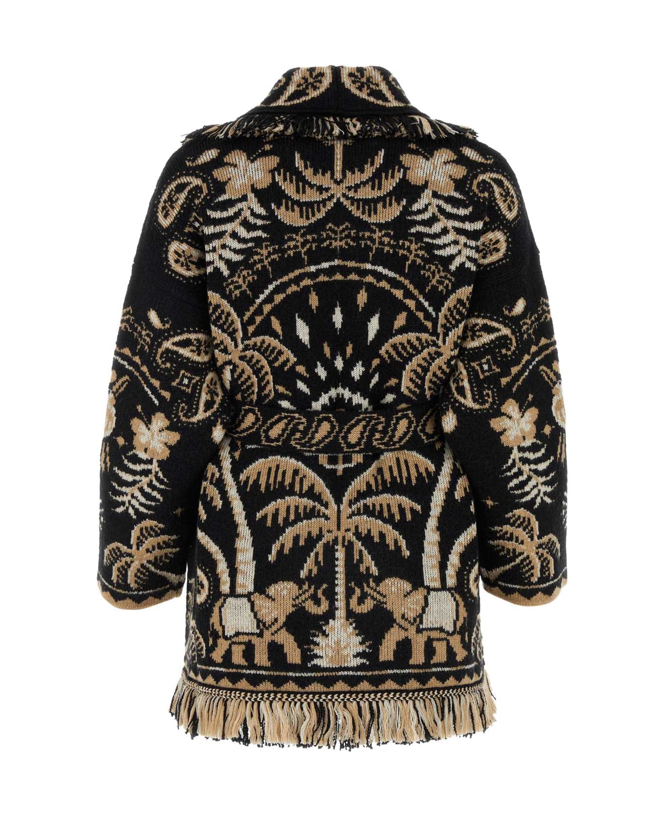 Alanui Embroidered Wool Blend Lush Nature Foulard Cardigan - 1062 コート