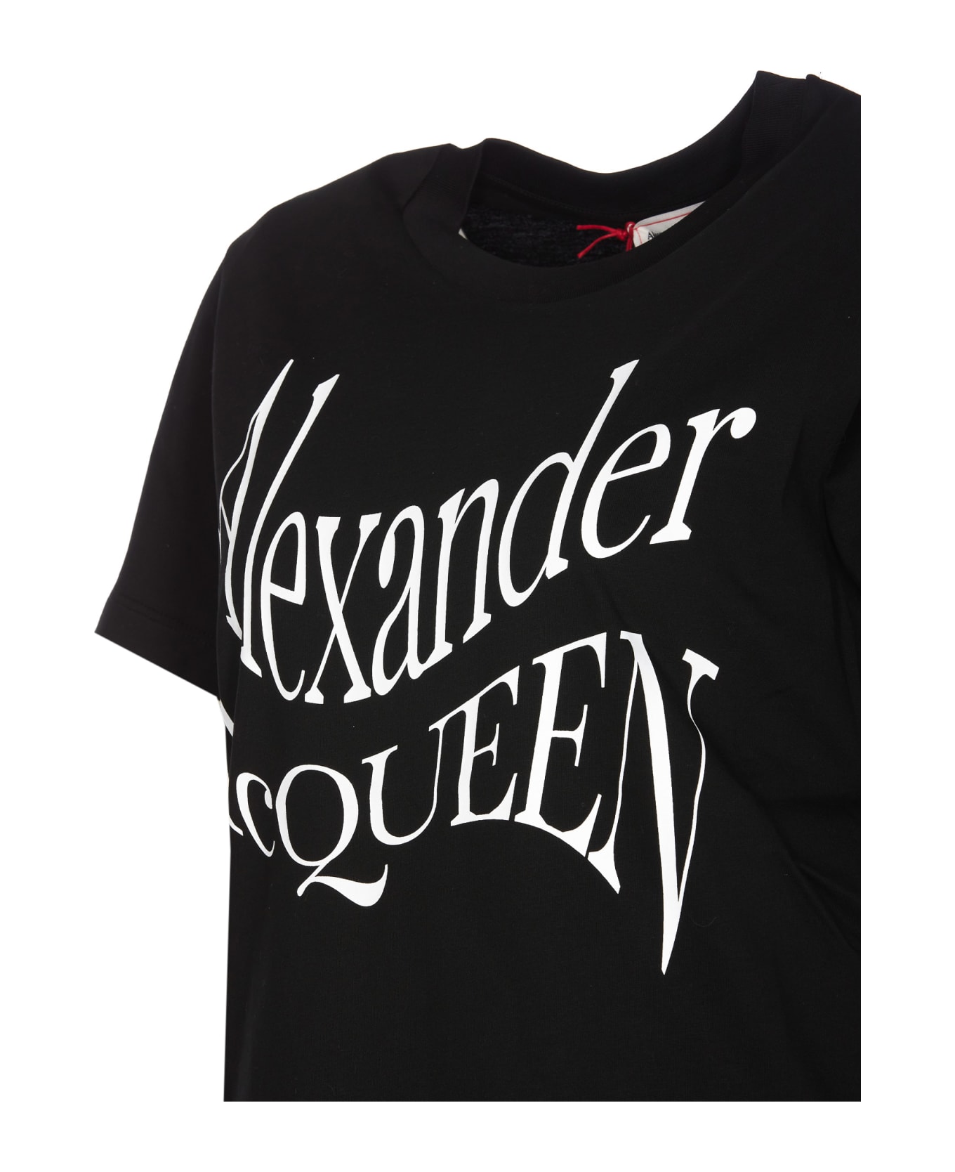 Alexander McQueen Logo Printed Crewneck T-shirt - Black