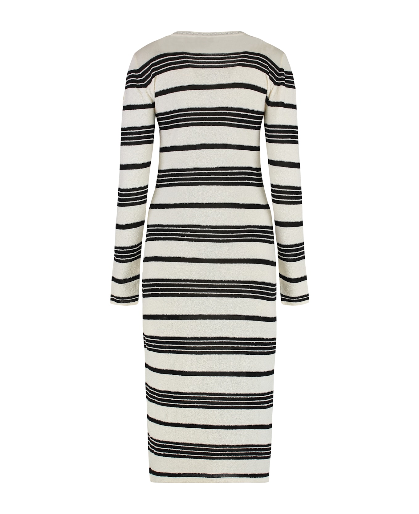 Moncler Boucle Knit Dress - White