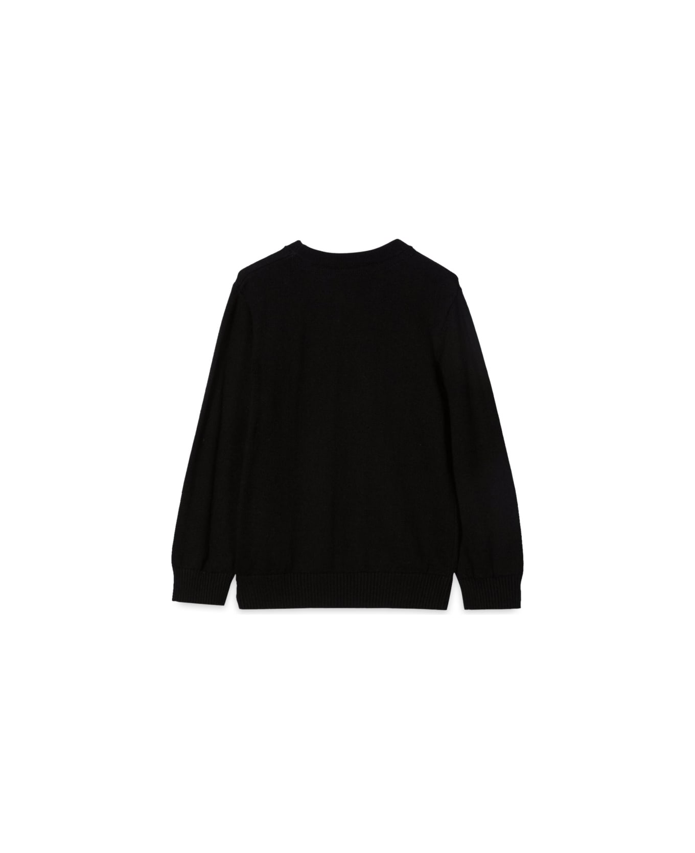 Givenchy Knitted Jumper Givenchy "slipt" Tuffting Embroidery. - BLACK