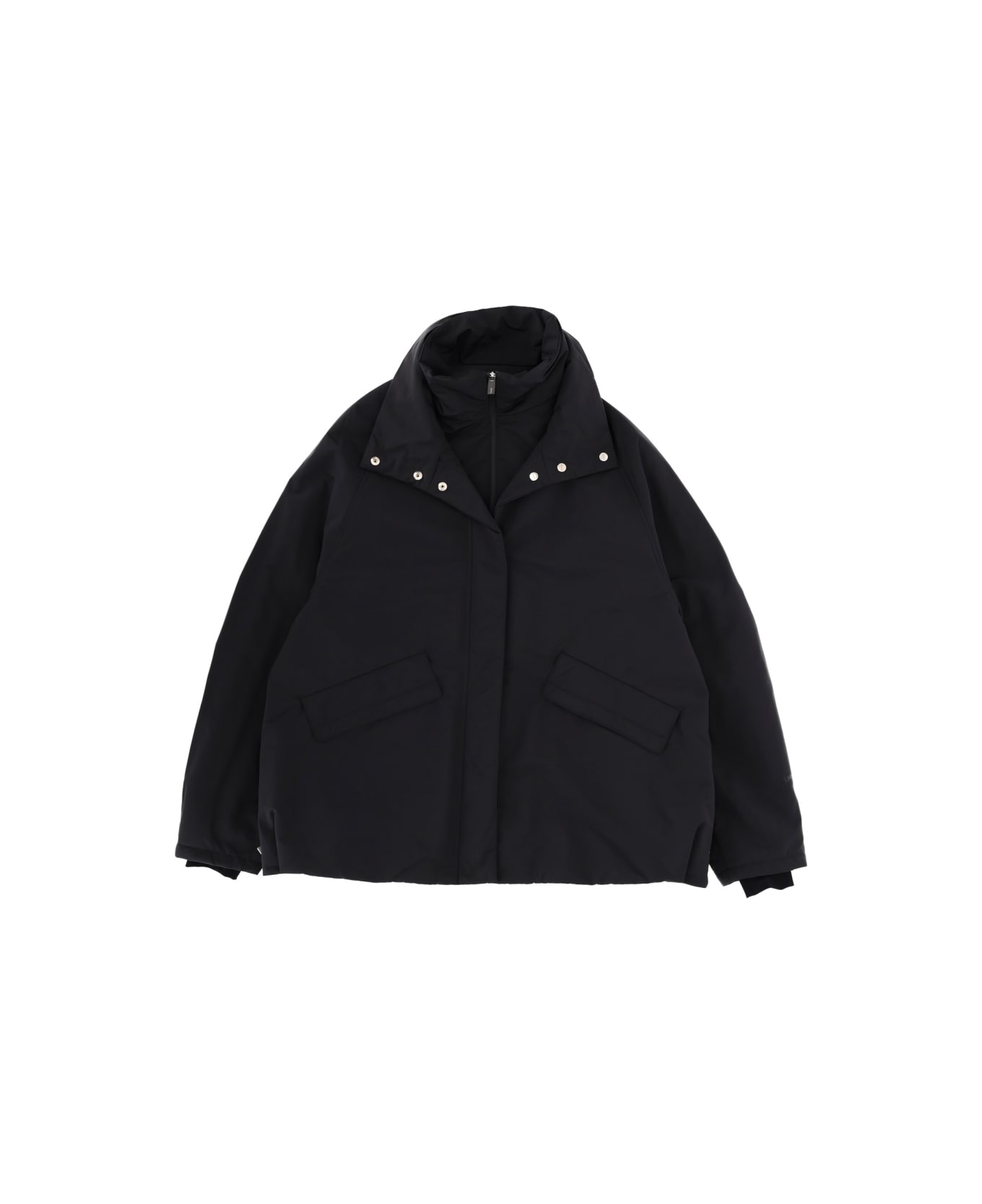 Herno Laminar Jacket With Zip - BLACK