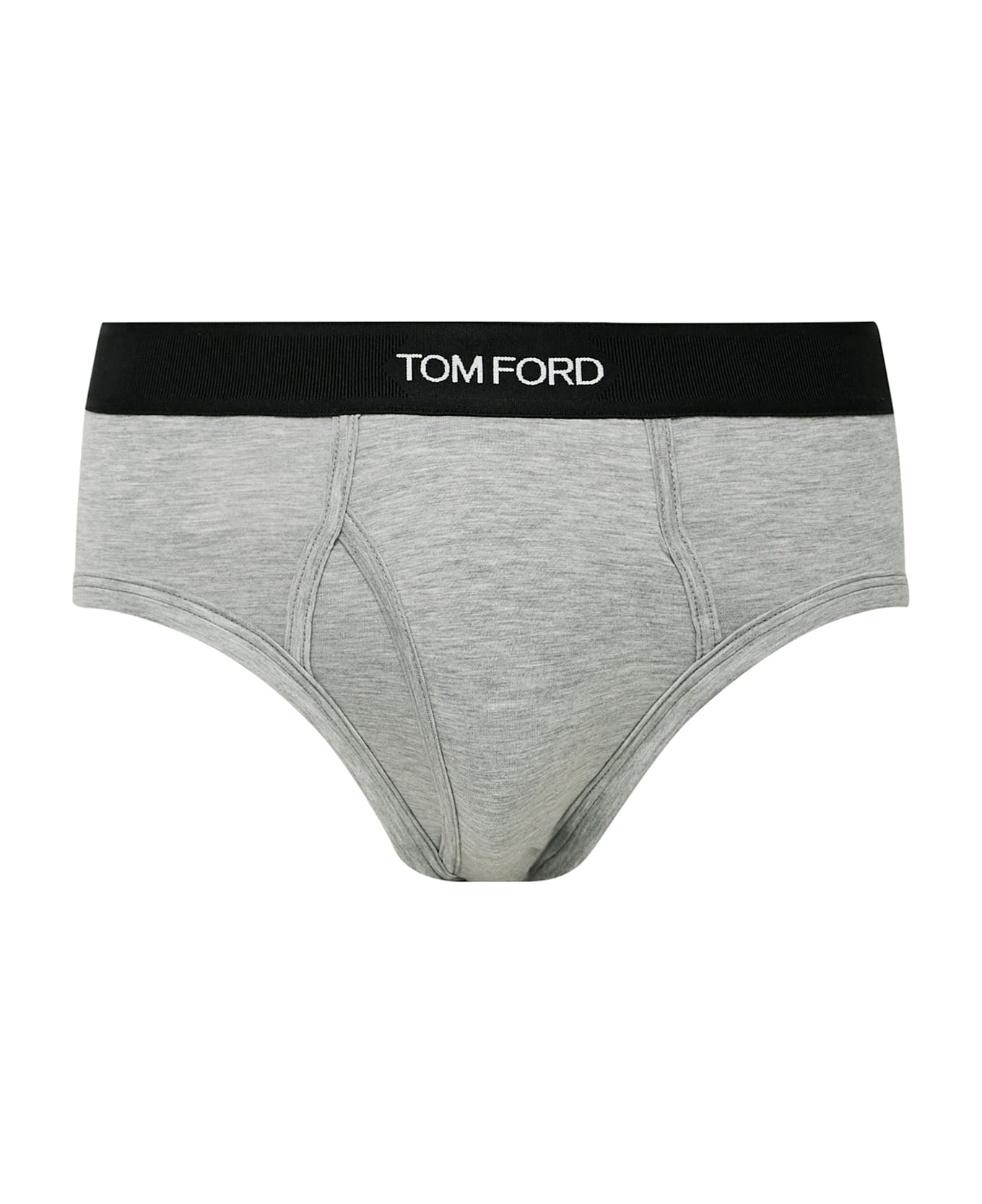 Tom Ford Logo Waistband Briefs - Grey