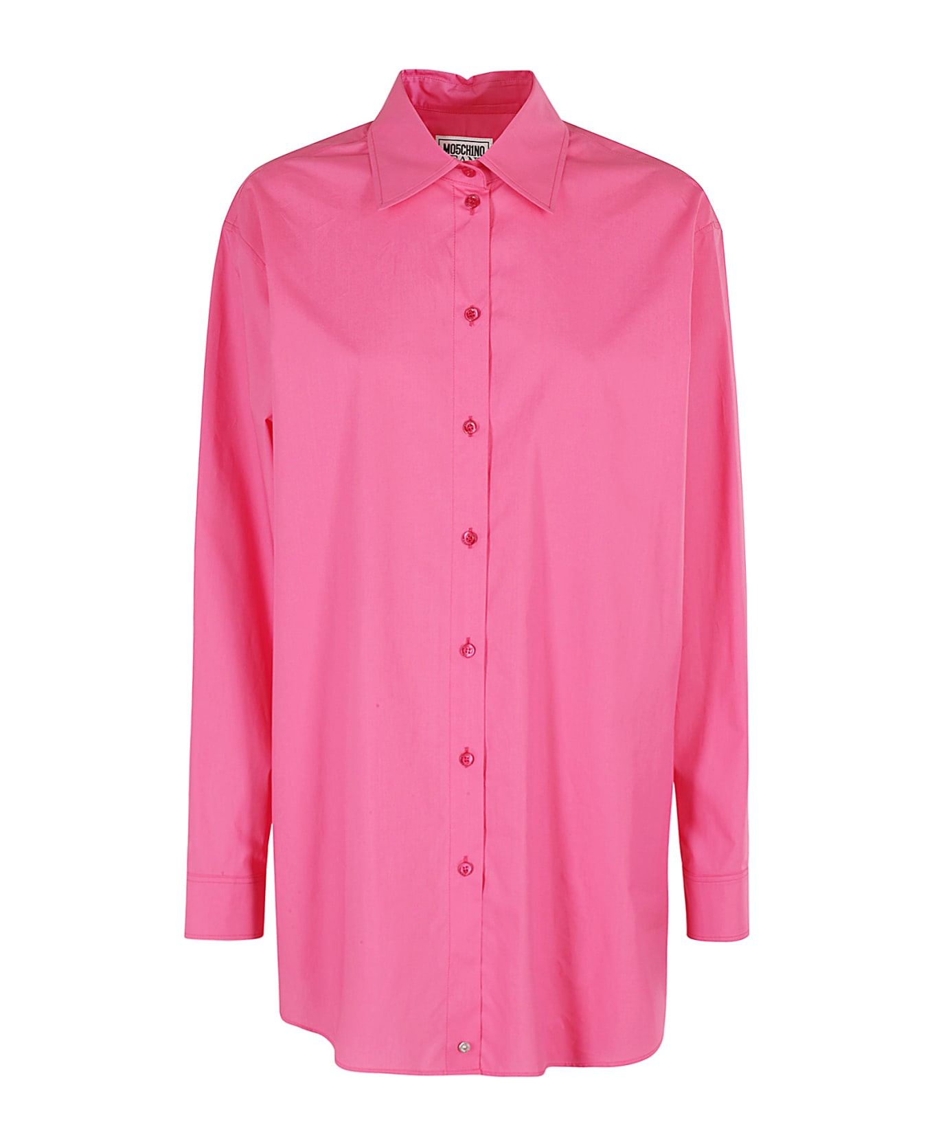 M05CH1N0 Jeans Camicia Popeline - Fuxia