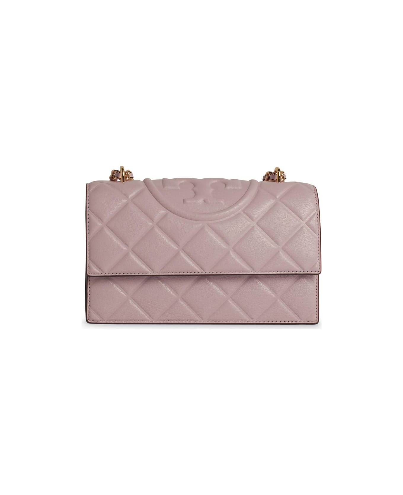 Tory Burch 
flaming
 Lilac Leather Crossbody Bag - Liliac