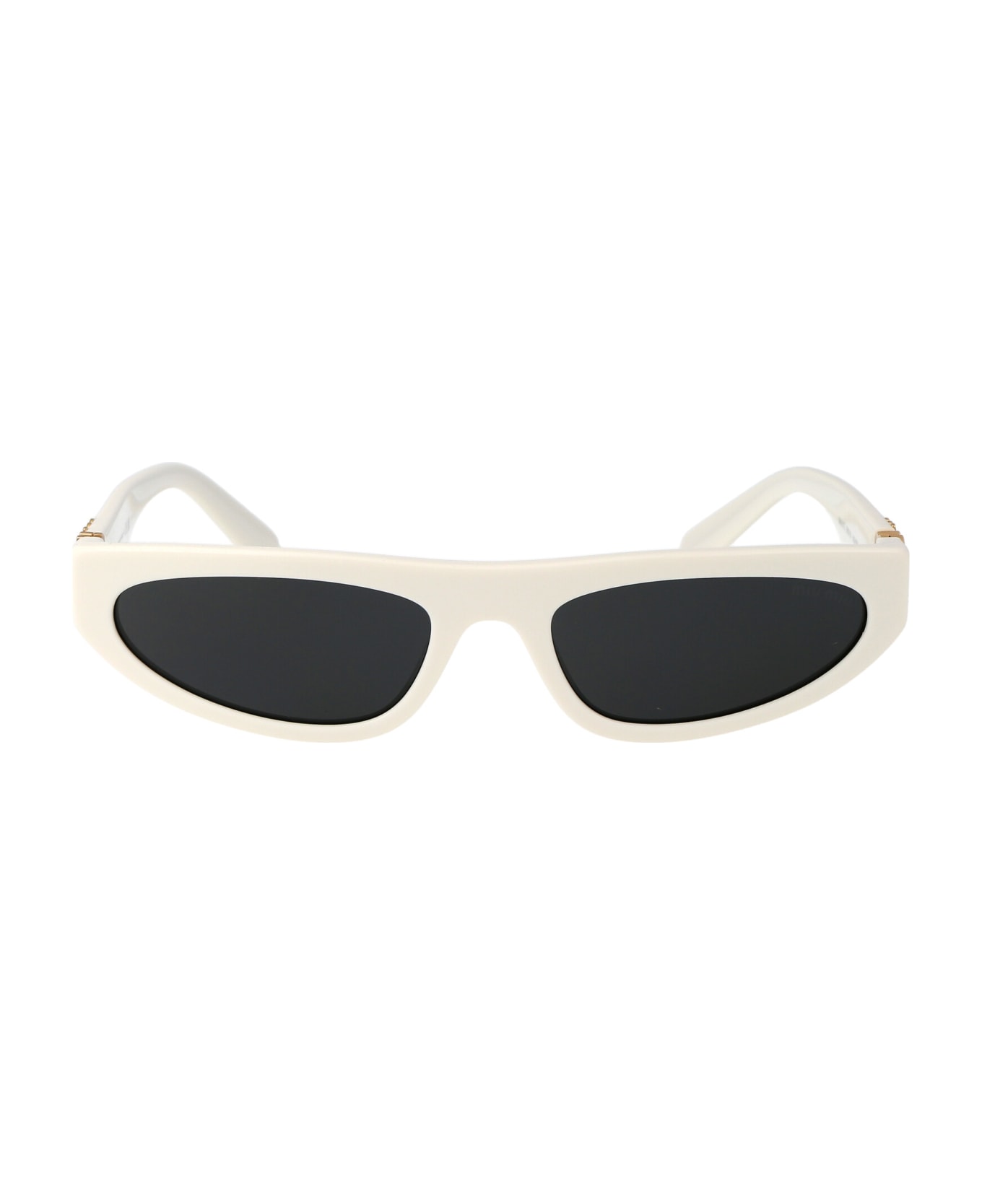 Miu Miu Eyewear 0mu 07zs Sunglasses - 1425S0 White Ivory
