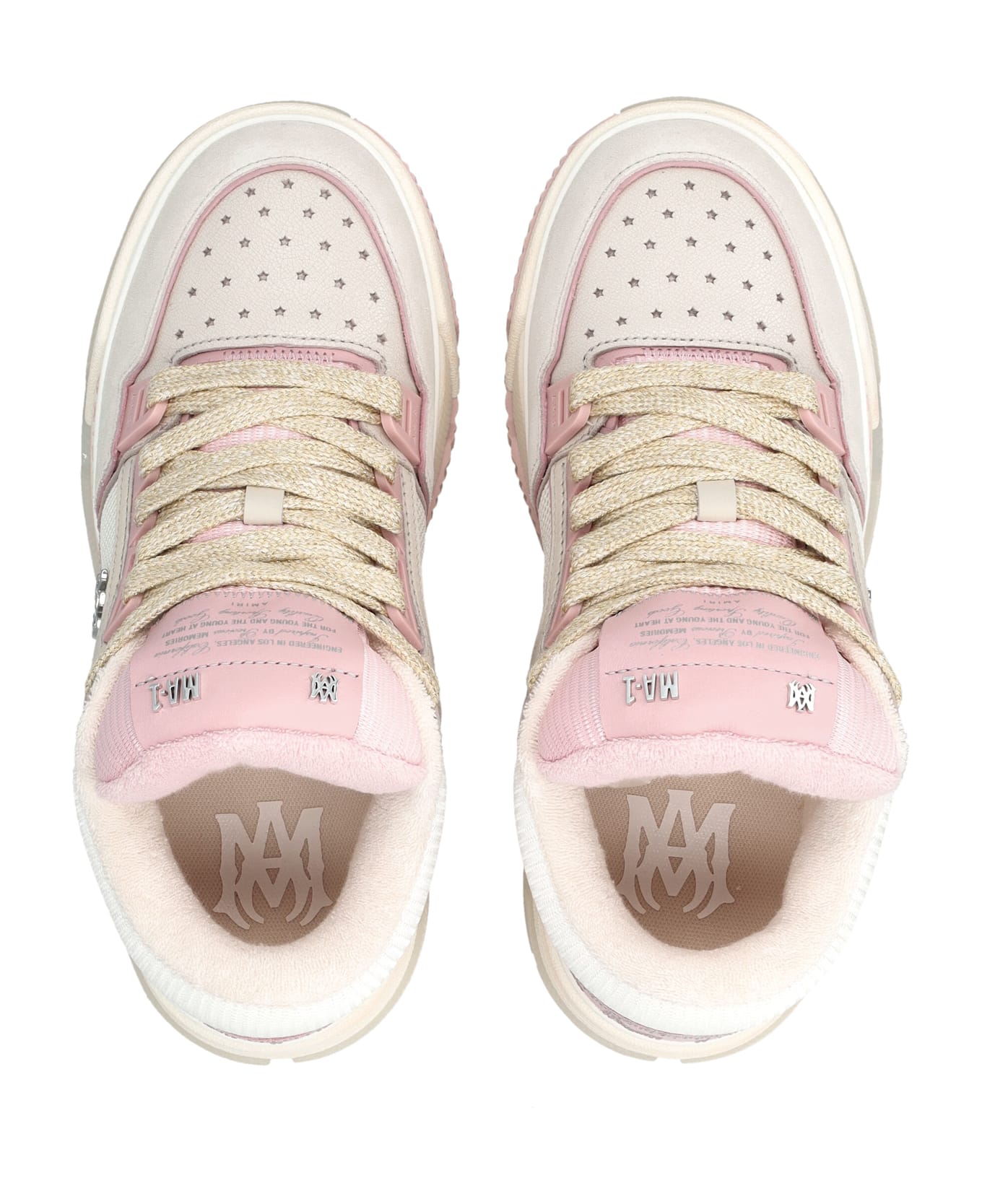 AMIRI Ma-1 Crystal Pink Woman's Sneakers - PALE PINK