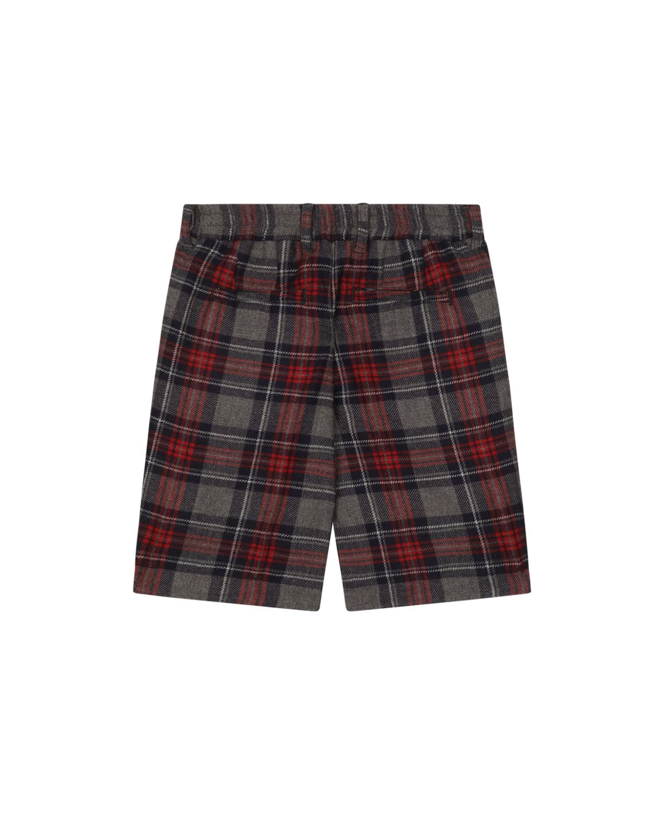 Dolce & Gabbana Shorts Tartan Con Stampa - Red ボトムス