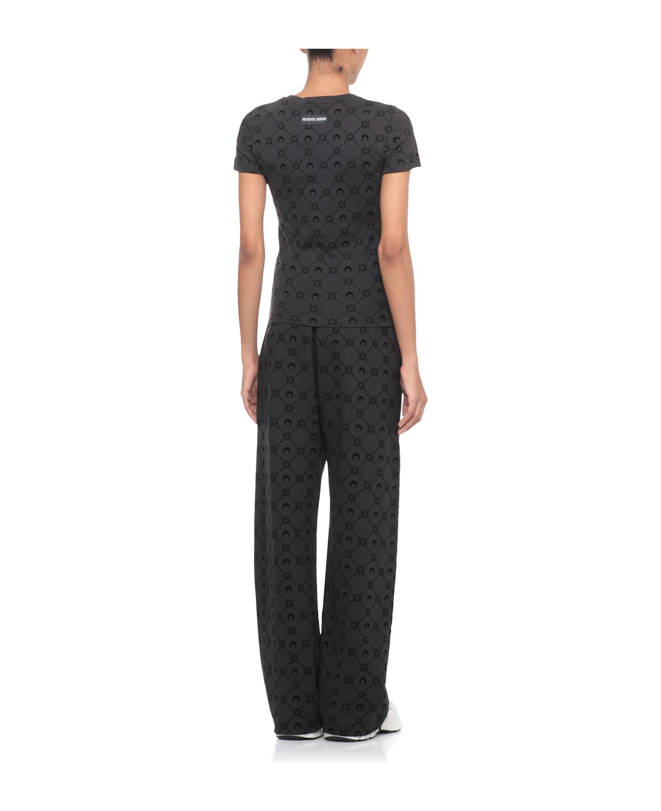 Marine Serre Moonogram T-shirt - Nero