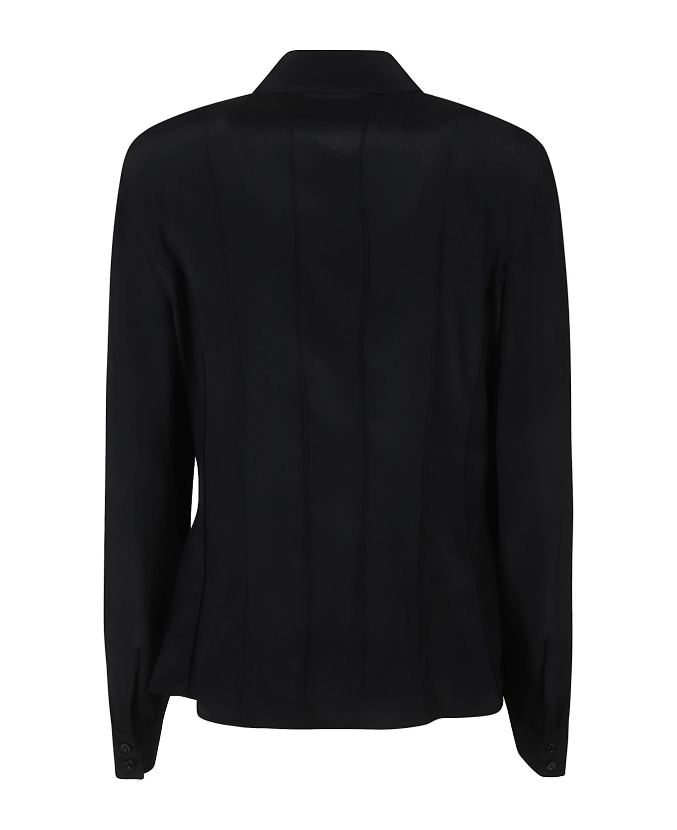 Boutique Moschino Pleated Shirt - Black