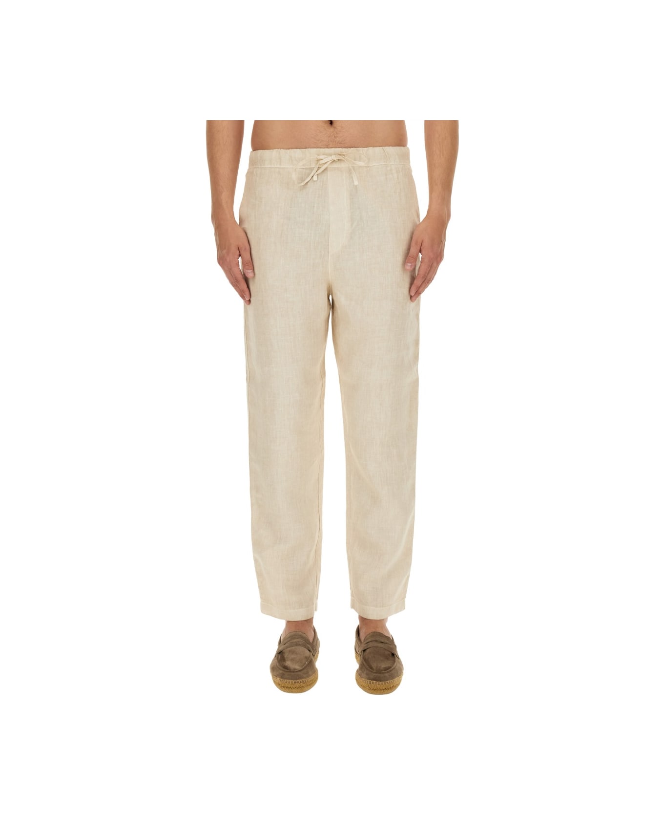 120% Lino Linen Pants - IVORY
