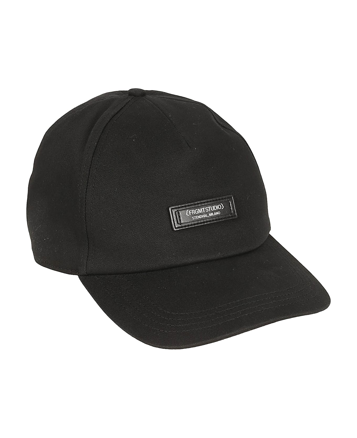 Moncler Logo Patch Baseball Cap - Black