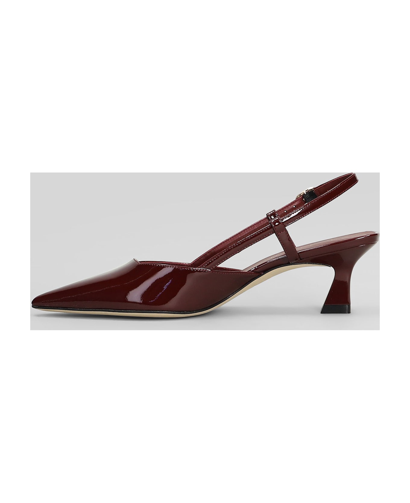 Stuart Weitzman Vinnie 50 Pumps In Bordeaux Patent Leather - bordeaux