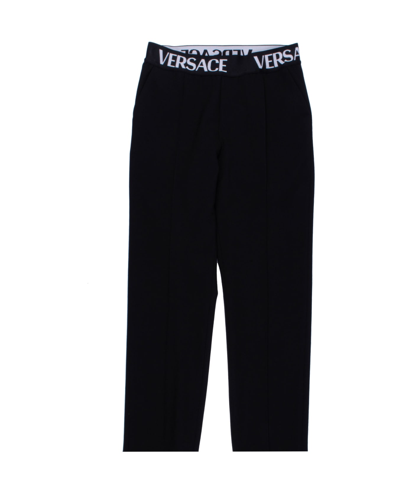 Versace Sporty Trousers With Versace Logo - Back ボトムス