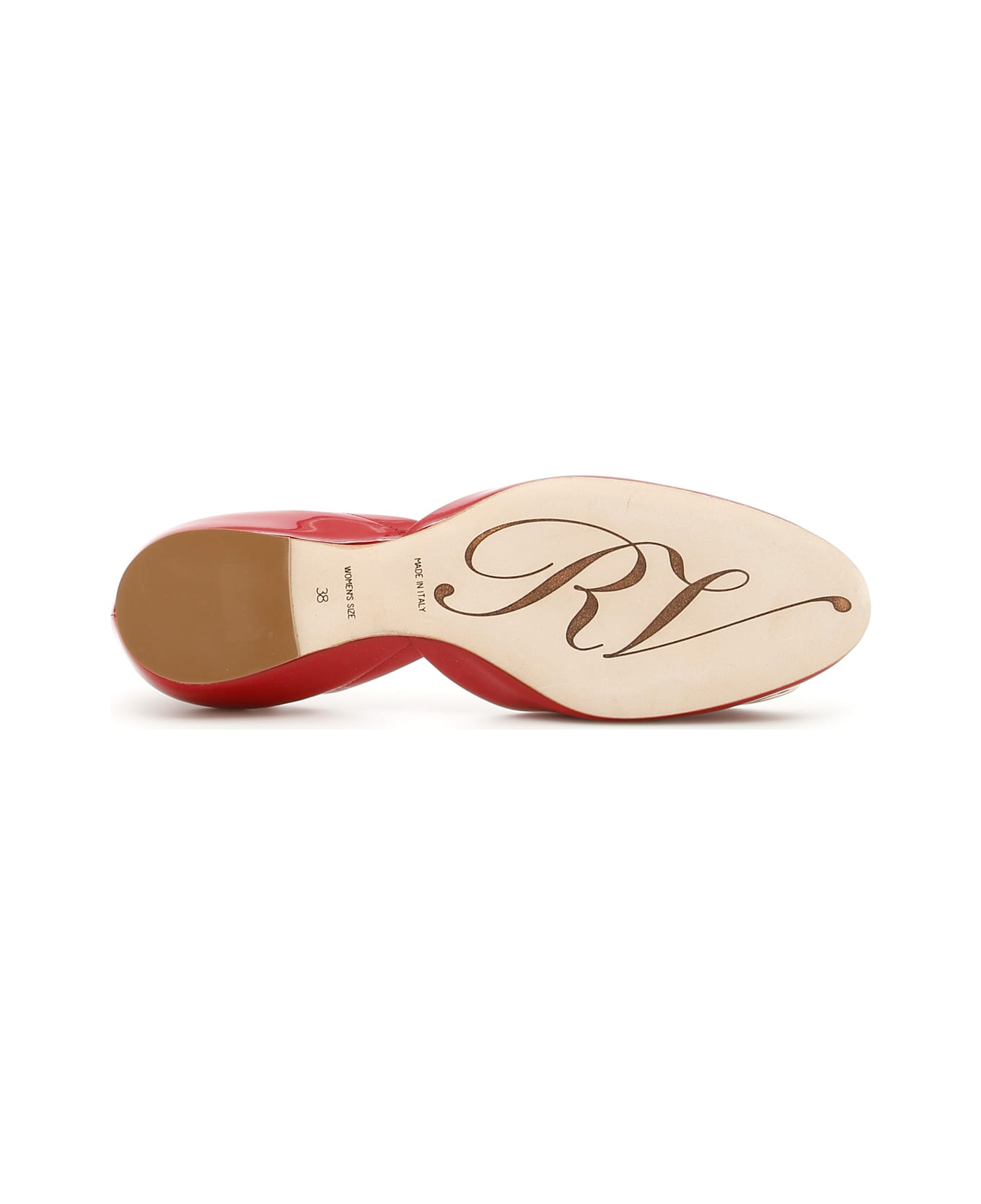 Roger Vivier Chips Ballerinas - RUBINO SCURO|Rosso