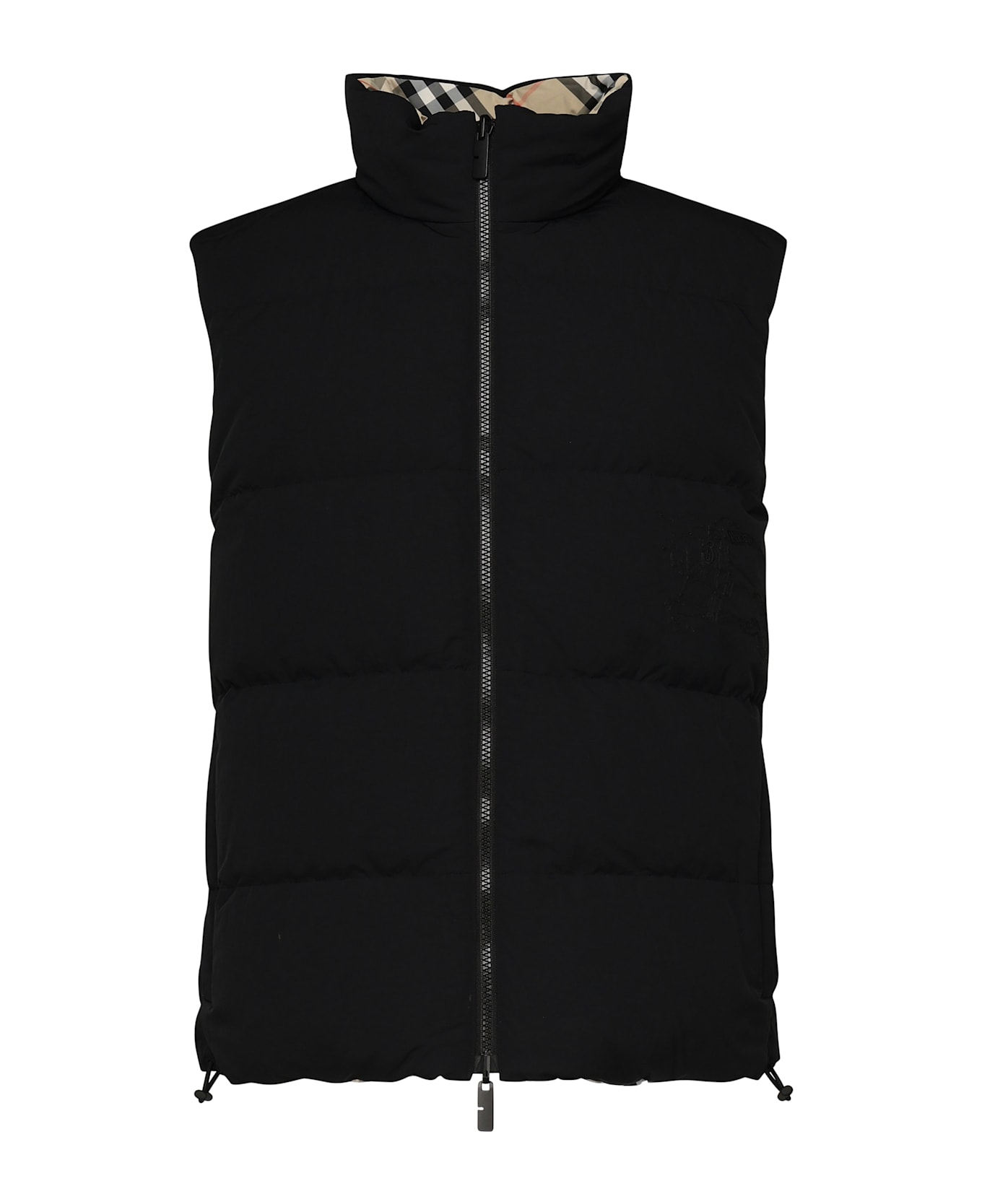 Burberry Printed Nylon Reversible Down Jacket - SANDIPCHECK
